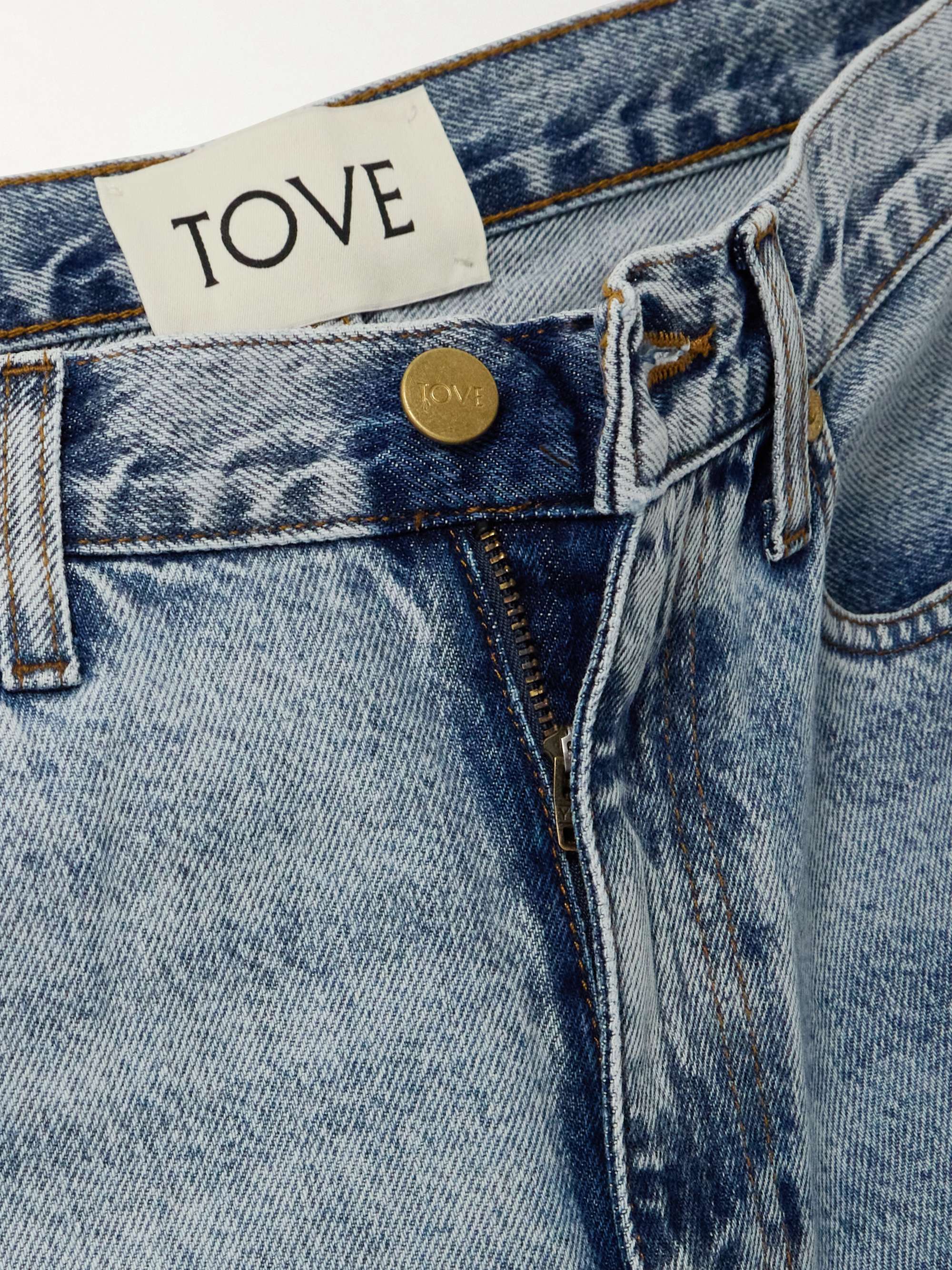 TOVE Sofie recycled mid-rise straight-leg jeans