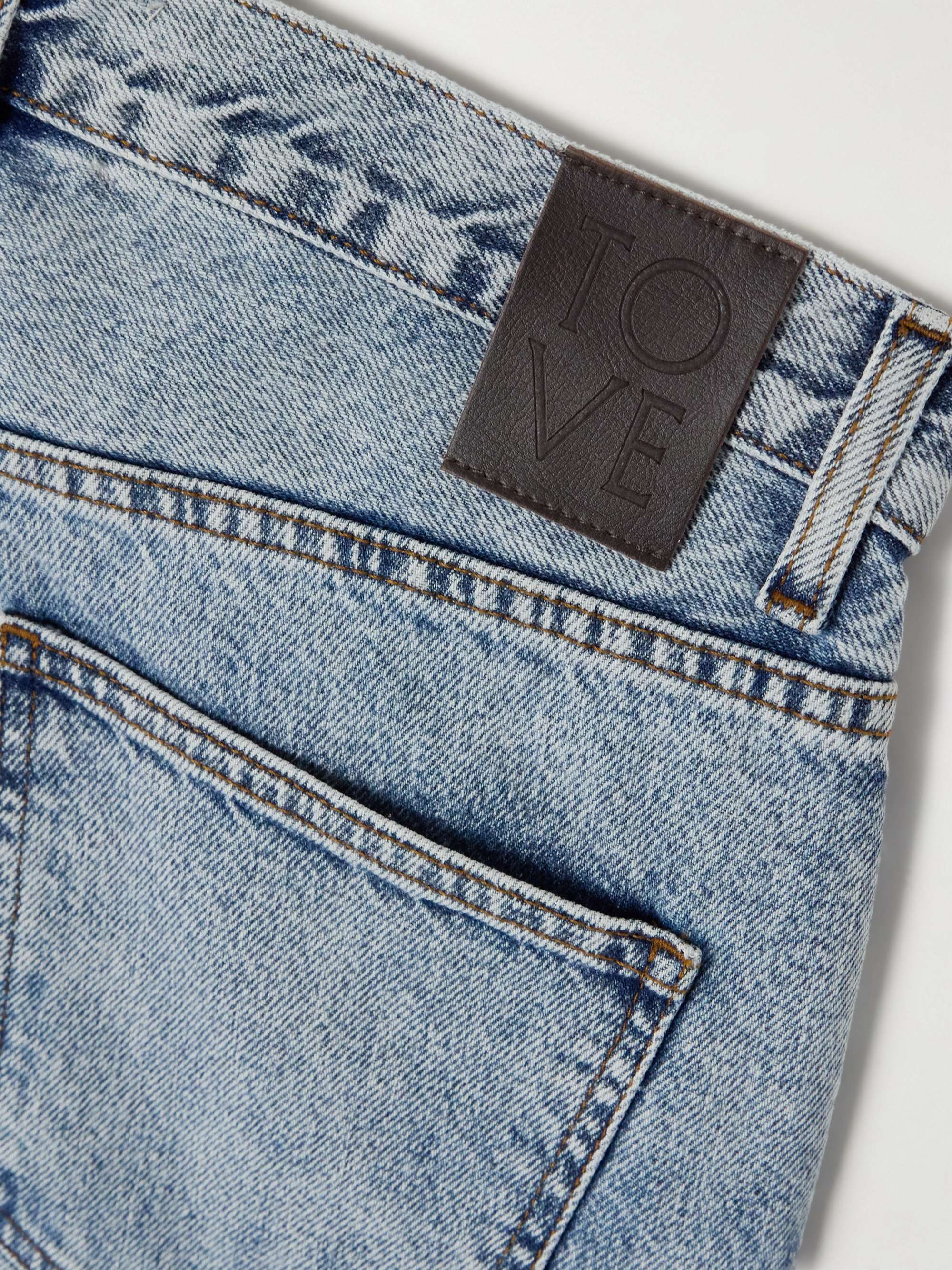TOVE Sofie recycled mid-rise straight-leg jeans