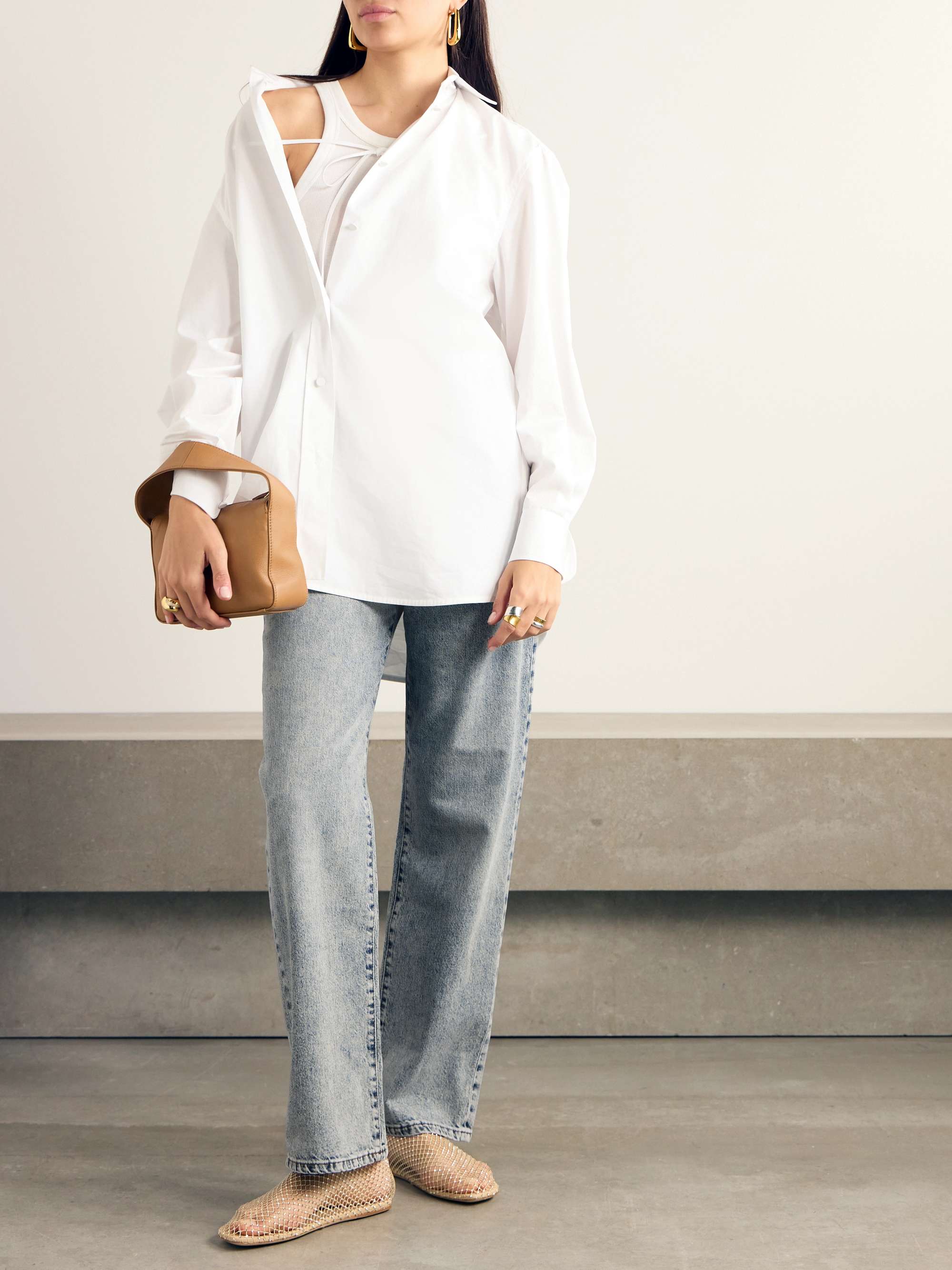 TOVE Sofie recycled mid-rise straight-leg jeans