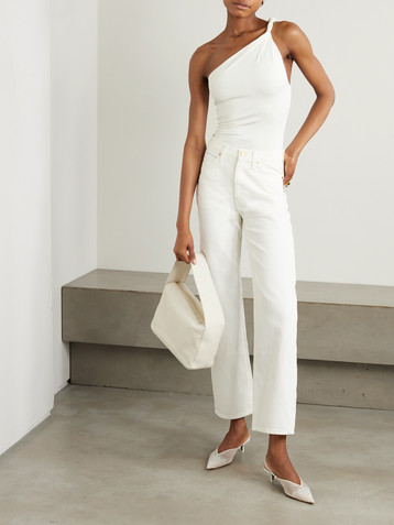TOVE Lior twisted one-shoulder stretch-jersey bodysuit