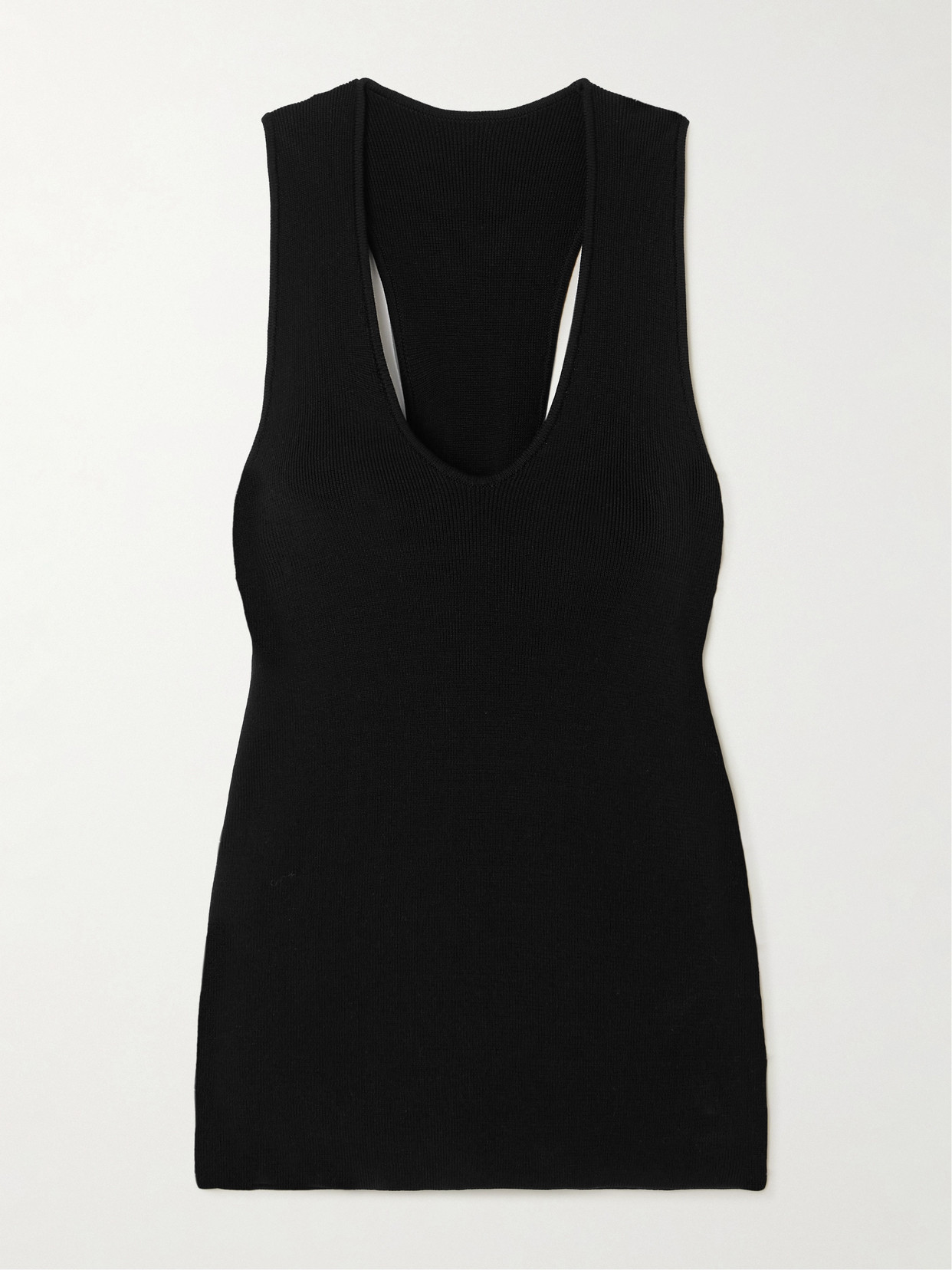 St Agni Tencel™ Lyocell-blend Tank In Black