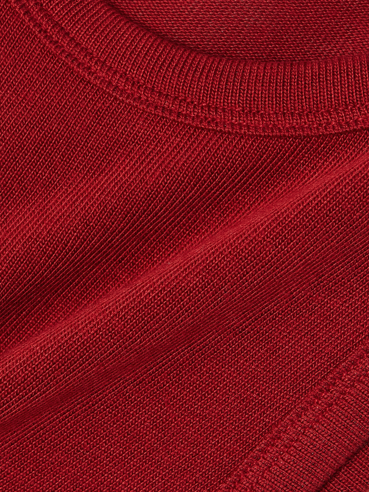 Shop St Agni Ribbed Stretch-wool Tank In Red