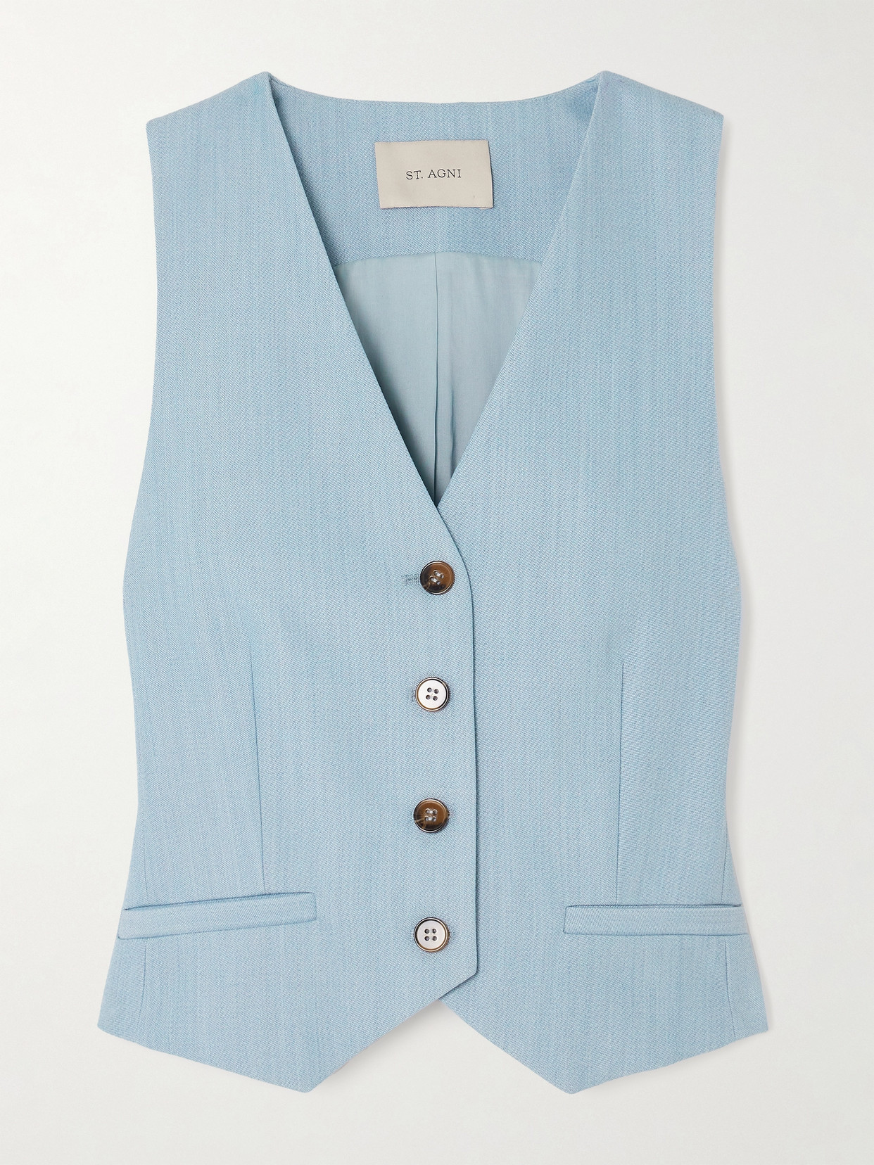 St Agni Carter Vest In Gray