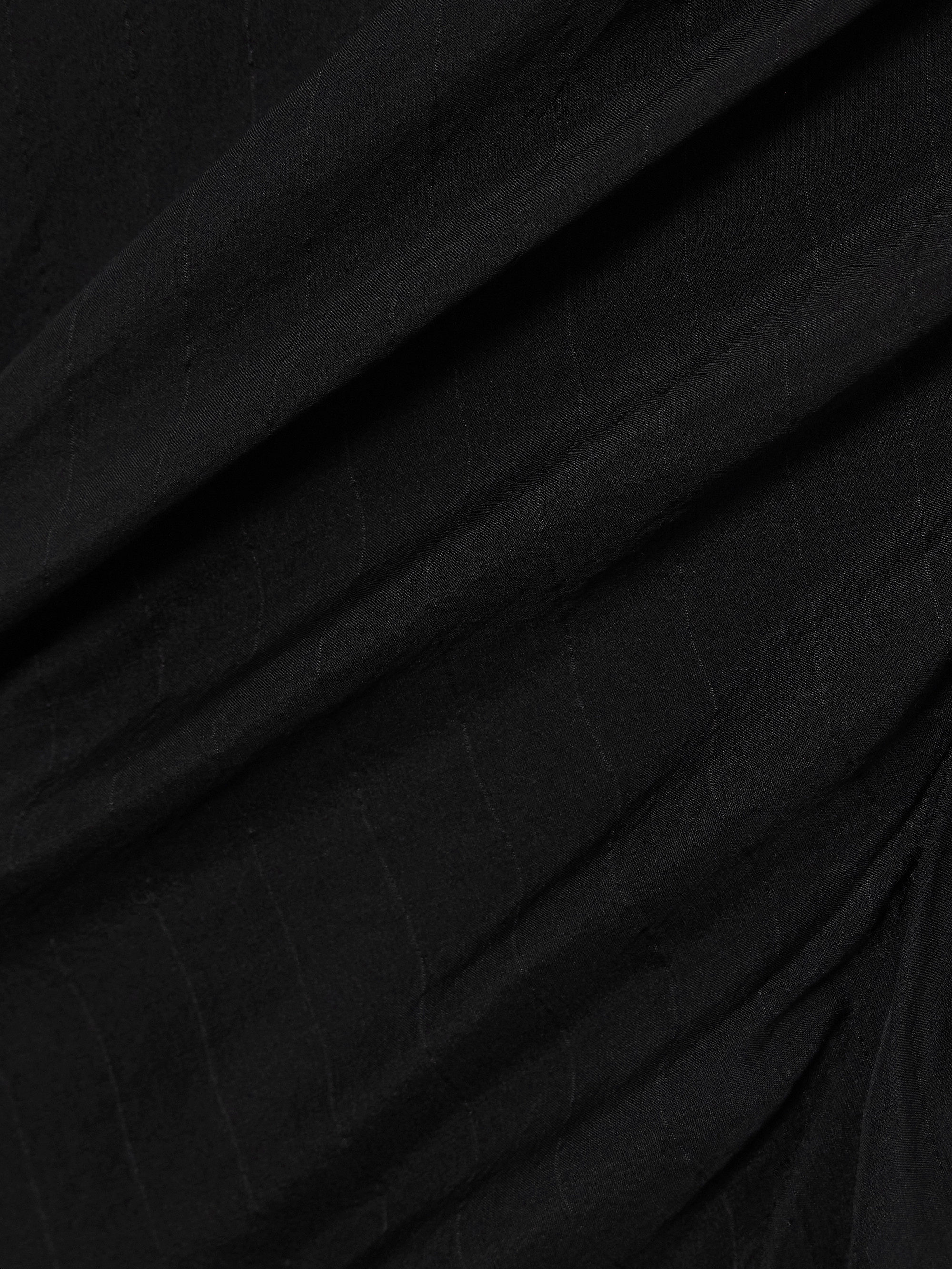 St. Agni Open-back ruched pinstriped silk-voile maxi dress thumbnail