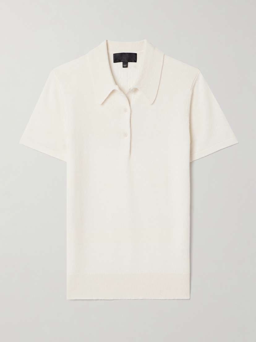 Nili Lotan Milos Cashmere Polo Shirt
