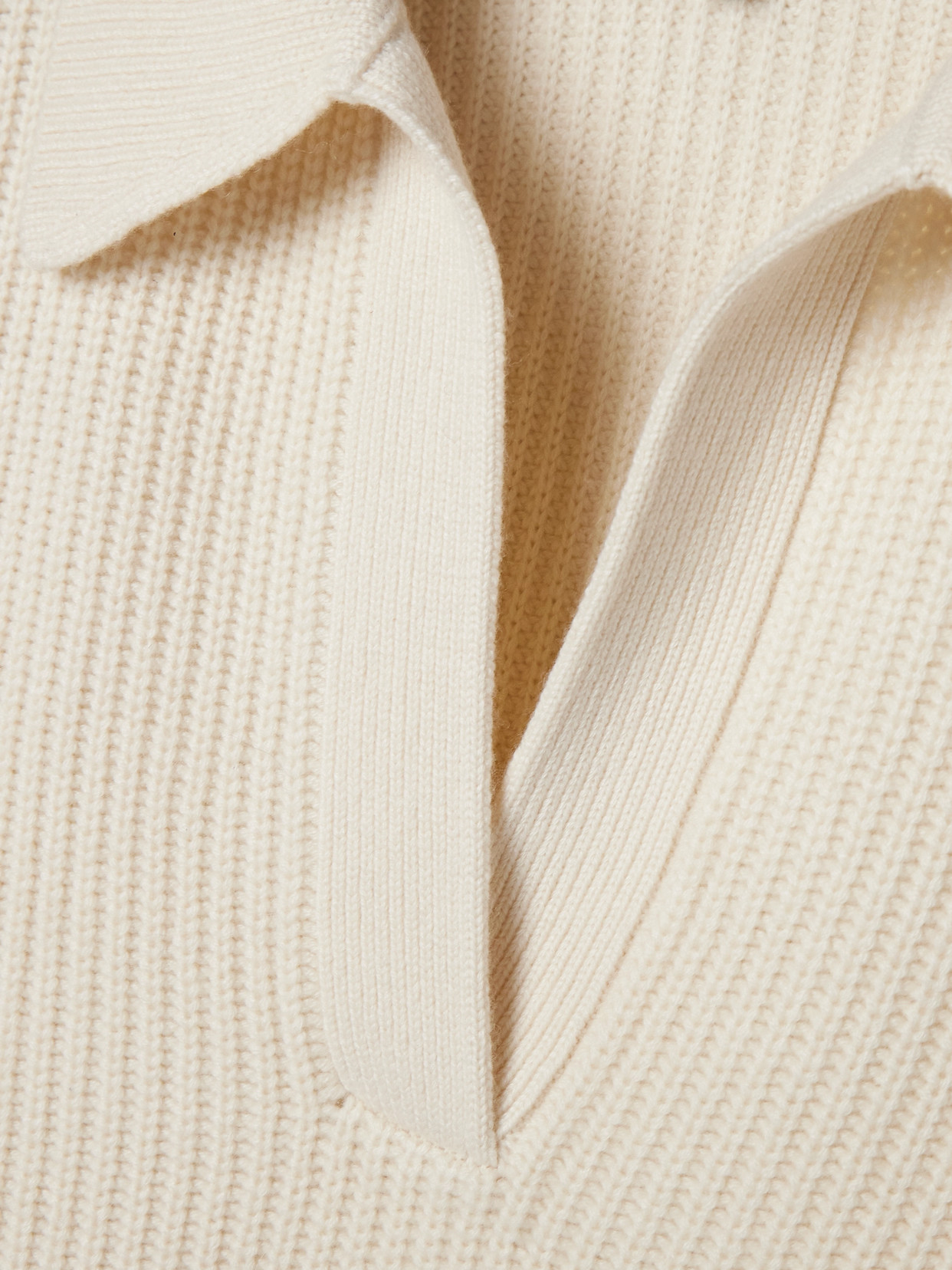Nili Lotan Tova Ribbed Cashmere Sweater In Ivory