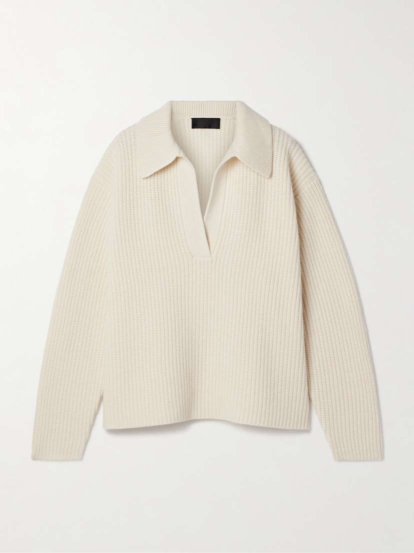 Nili Lotan Tova Ribbed Cashmere Sweater