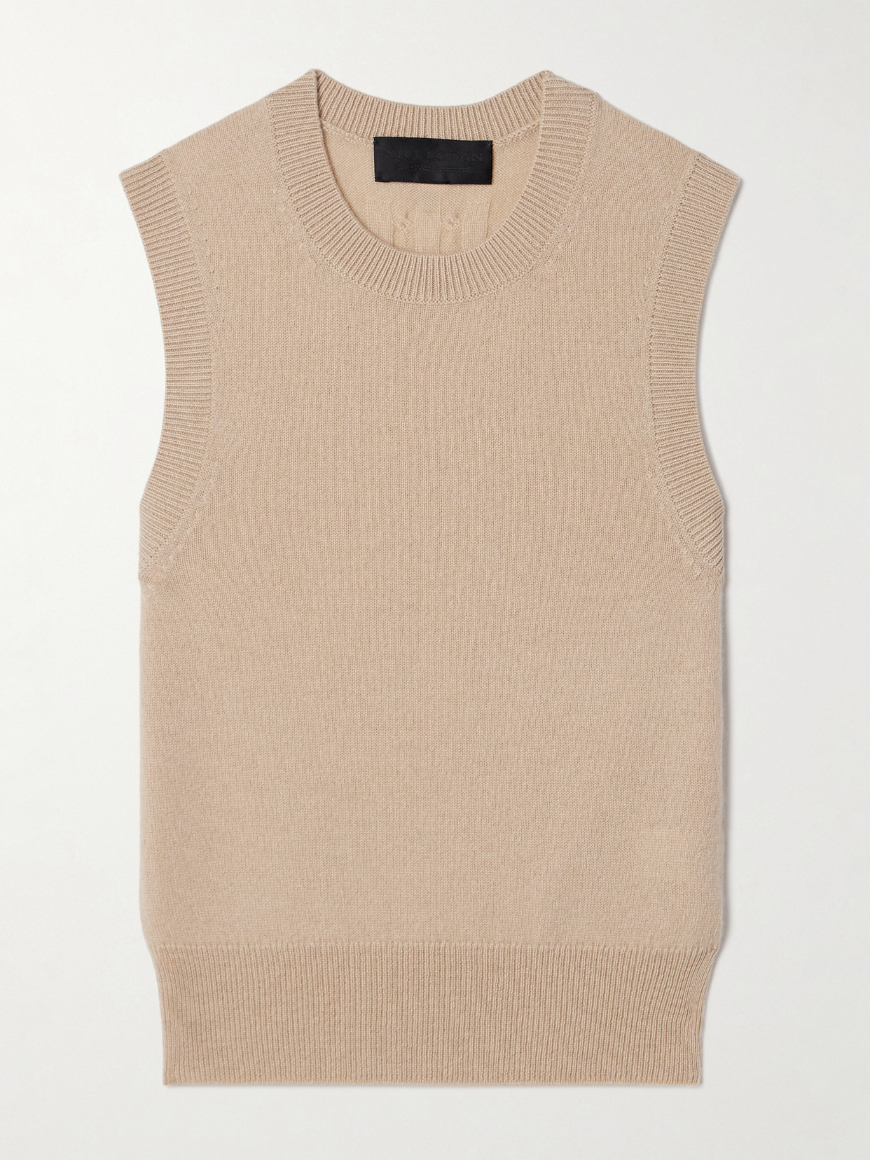 Nili Lotan May Cashmere Tank In Brown