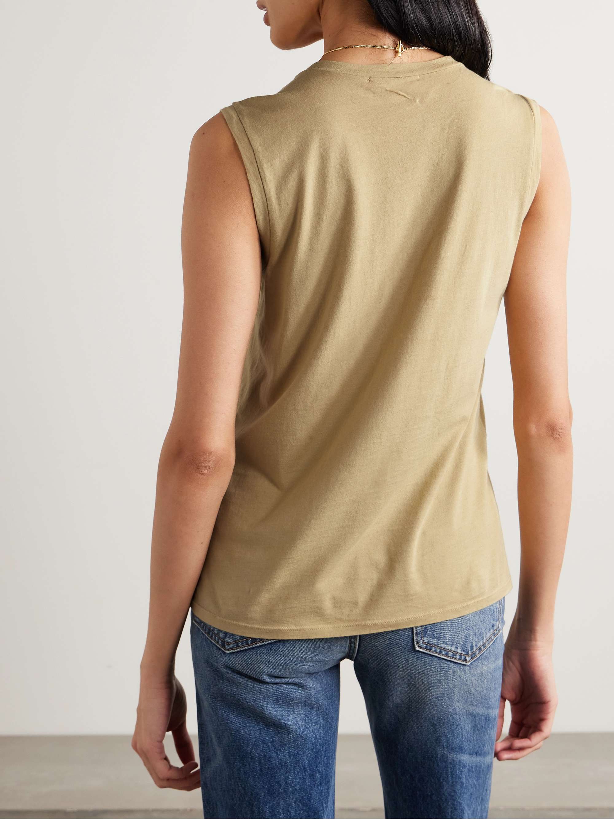NILI LOTAN Cotton-jersey tank