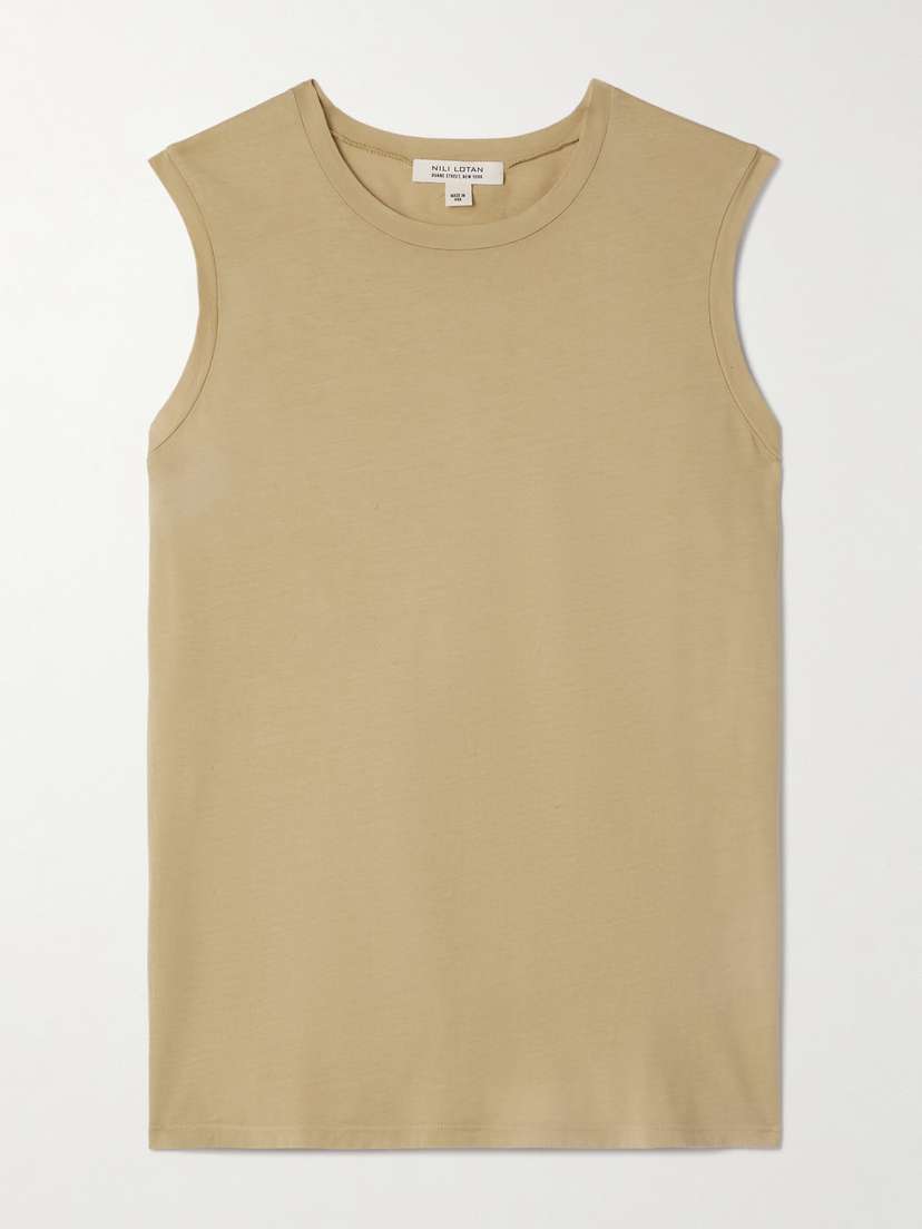 Nili Lotan Cotton-jersey Tank - x small