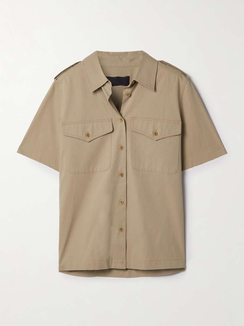 Nili Lotan Natalie Cotton-poplin Shirt - x small