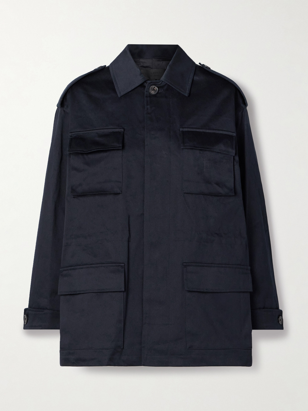 Nili Lotan - Lorenzo Cotton-twill Jacket - Black