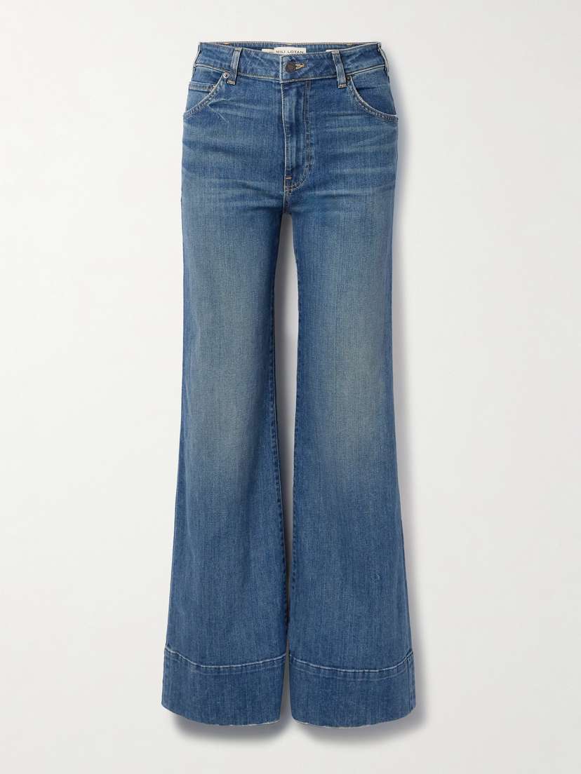 Nili Lotan Nadege High-rise Wide-leg Jeans