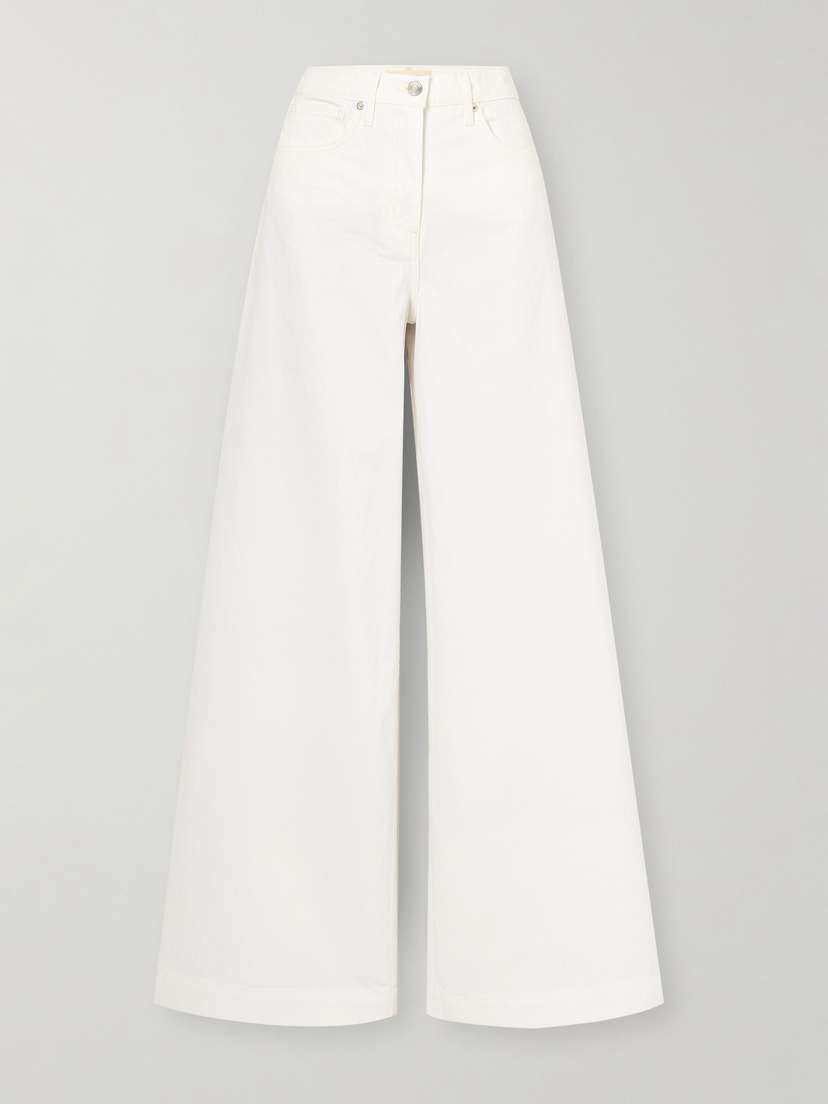 Nili Lotan Rolland High-rise Wide-leg Jeans