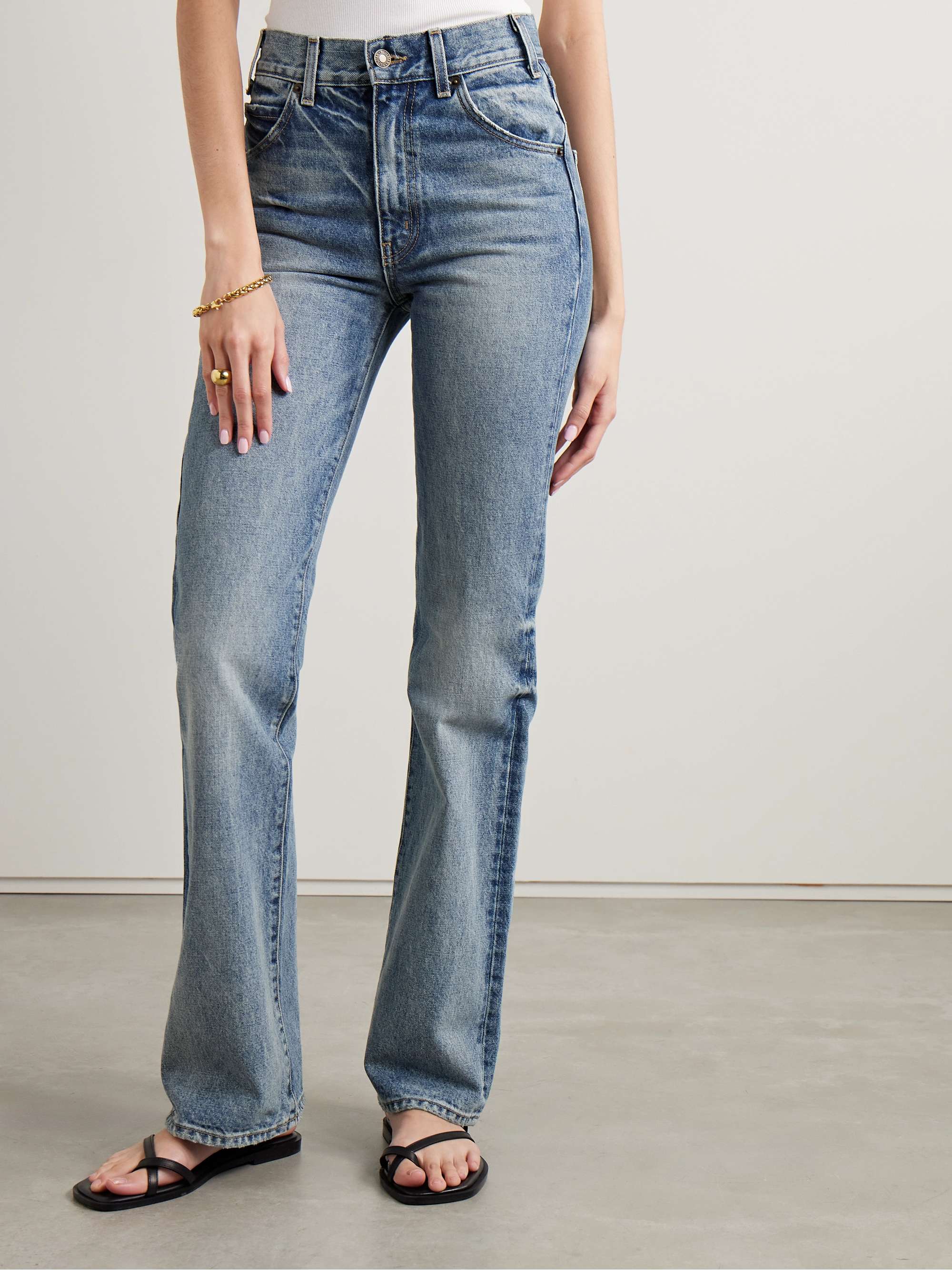 NILI LOTAN Joan high-rise straight-leg jeans