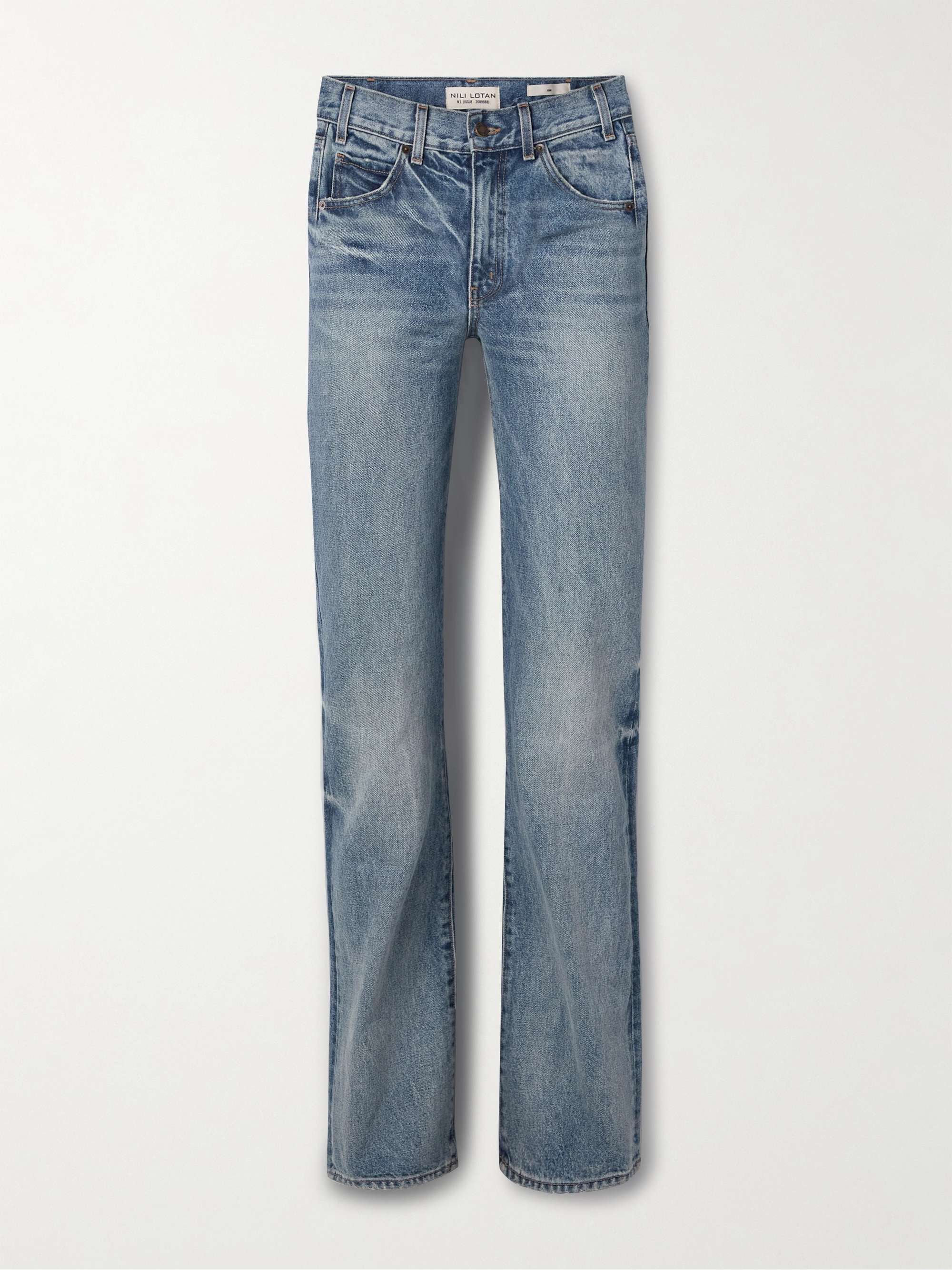 NILI LOTAN Joan high-rise straight-leg jeans
