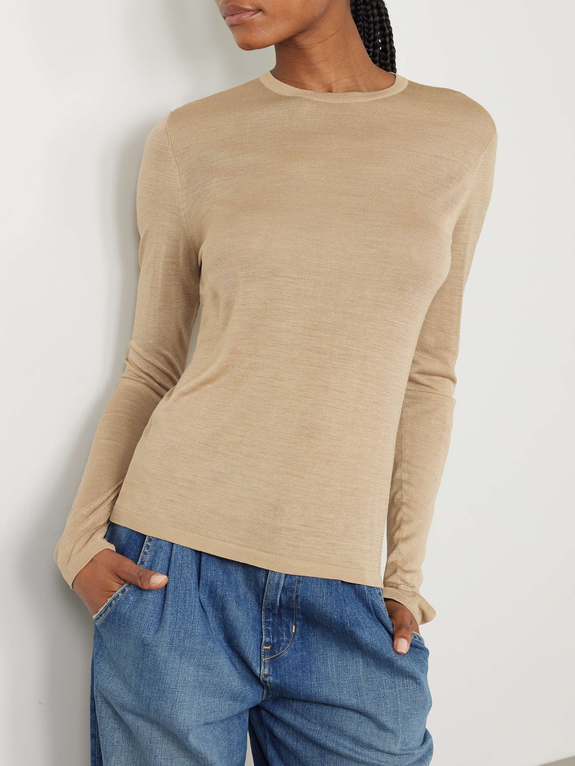 NILI LOTAN Candice silk sweater