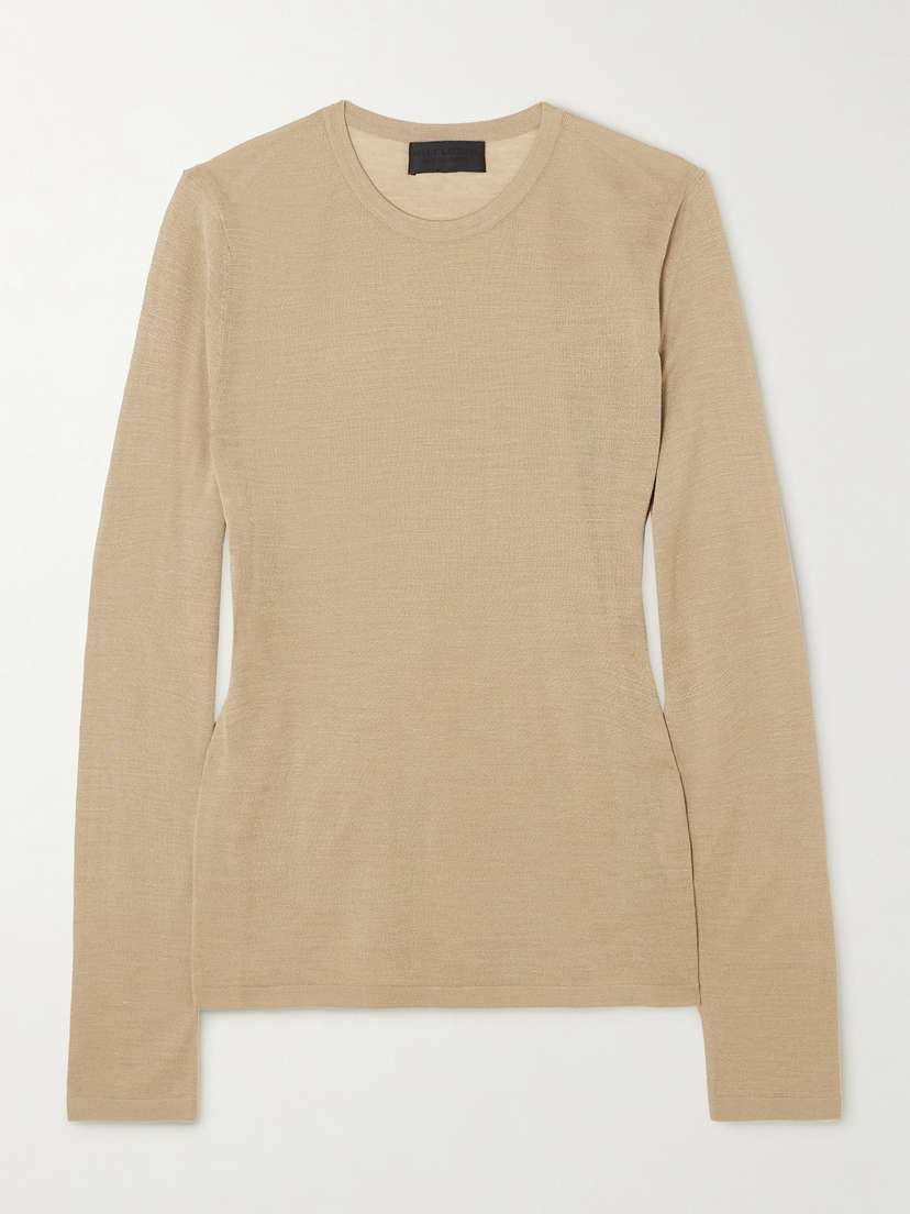 Nili Lotan Candice Silk Sweater