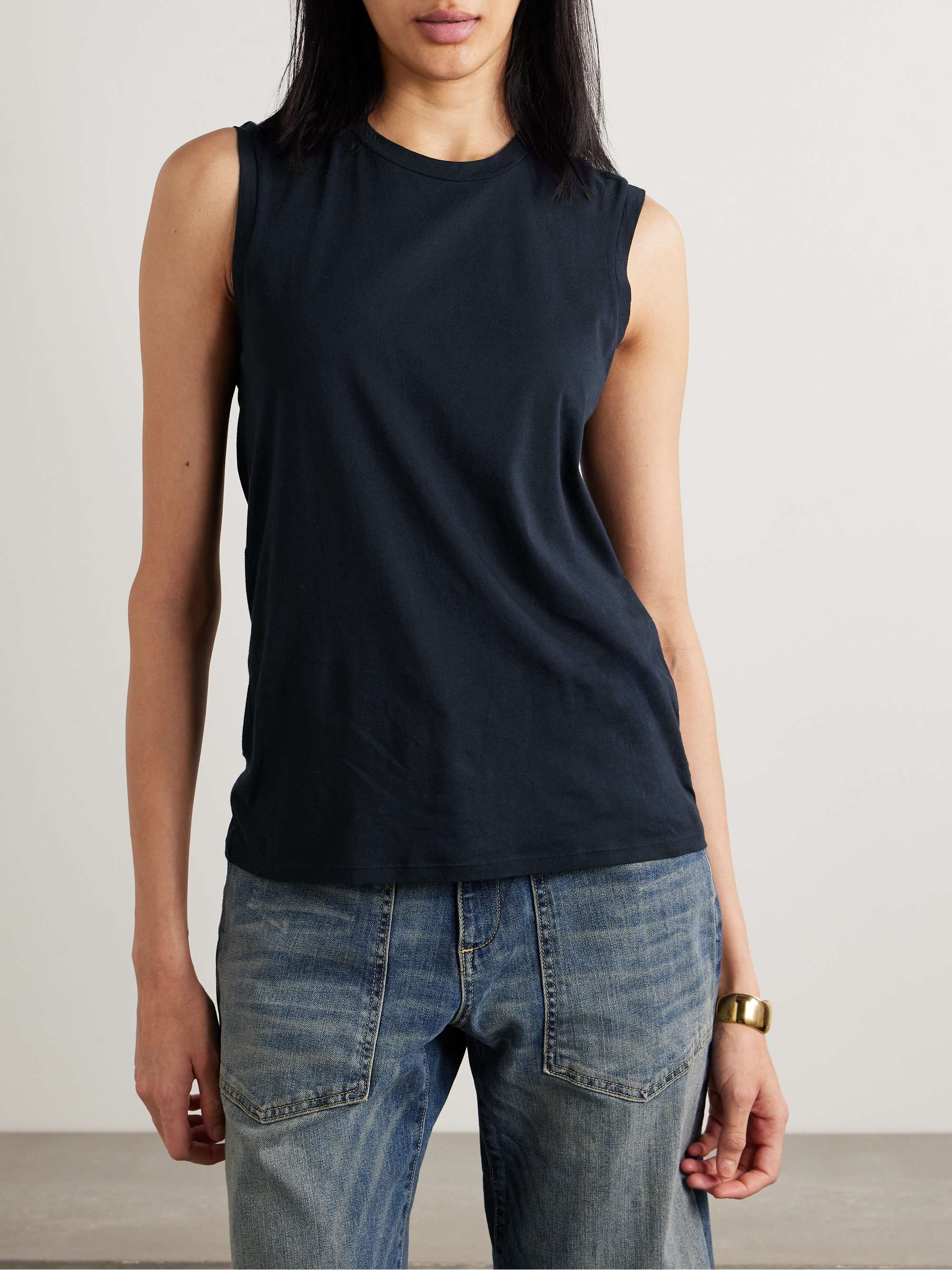 NILI LOTAN Cotton-jersey tank
