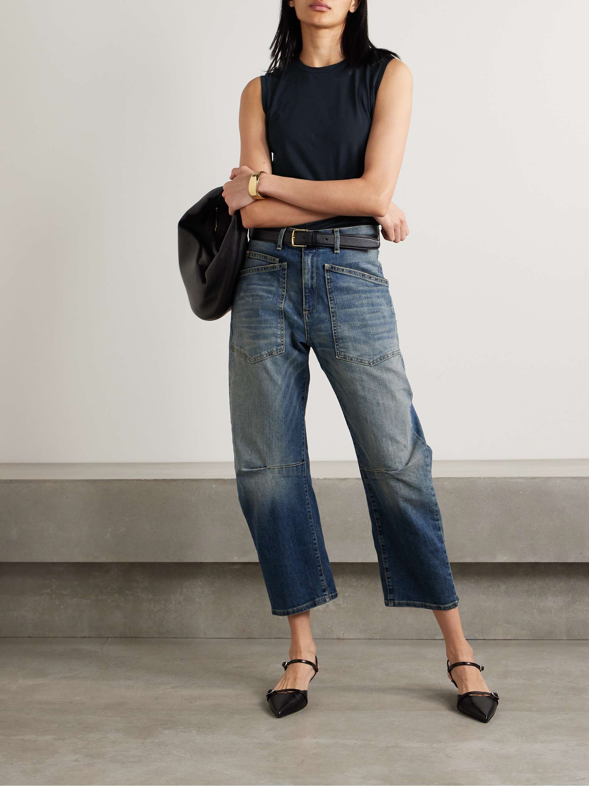 NILI LOTAN Cotton-jersey tank