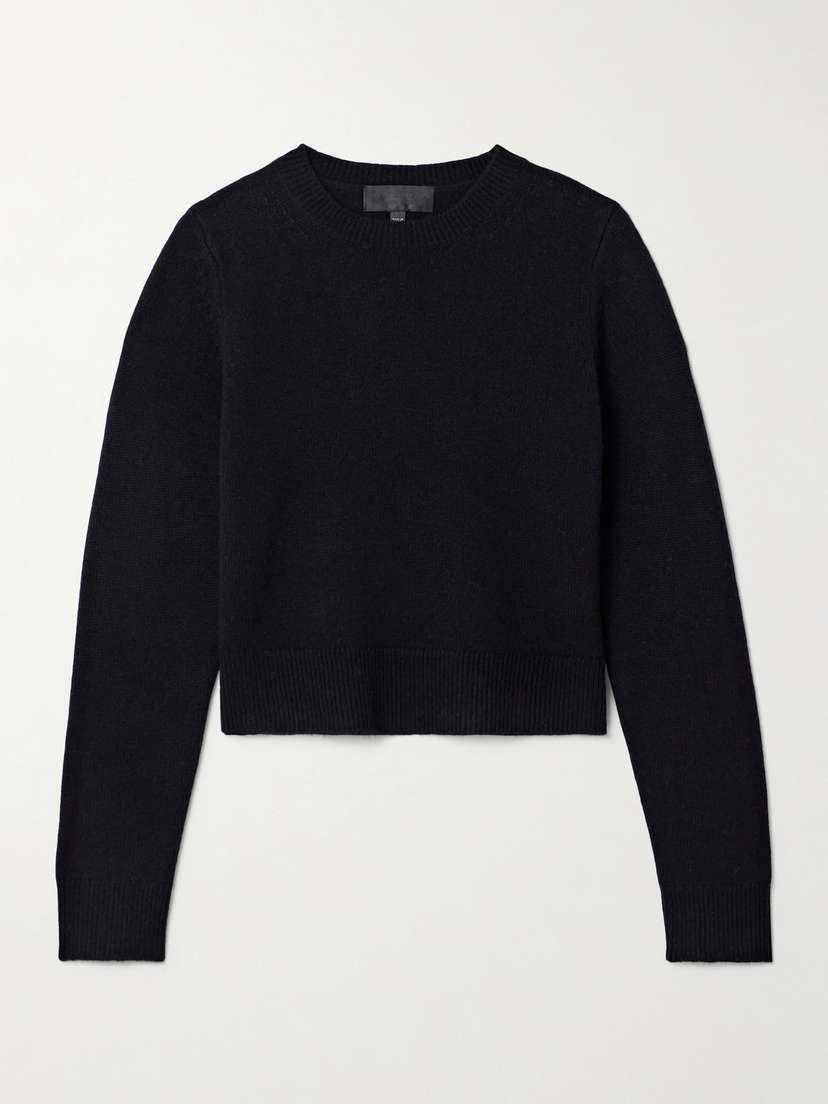 Nili Lotan Venus Cropped Cashmere Sweater