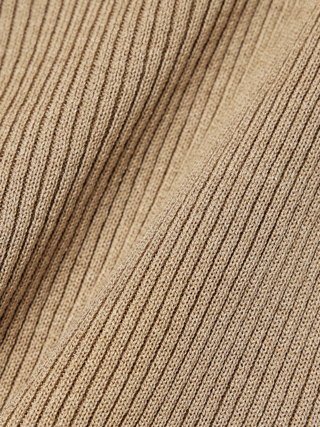 NILI LOTAN LOTTIE RIBBED SILK TANK