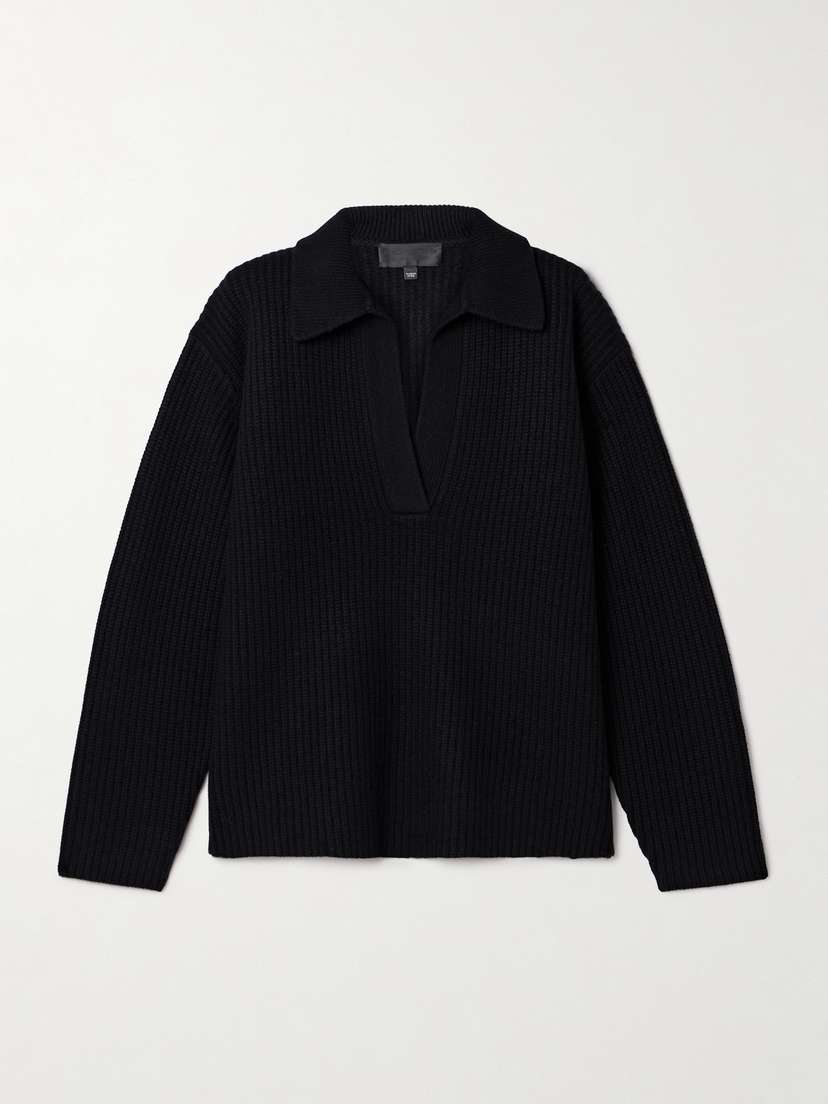 Nili Lotan Tova Ribbed Cashmere Sweater