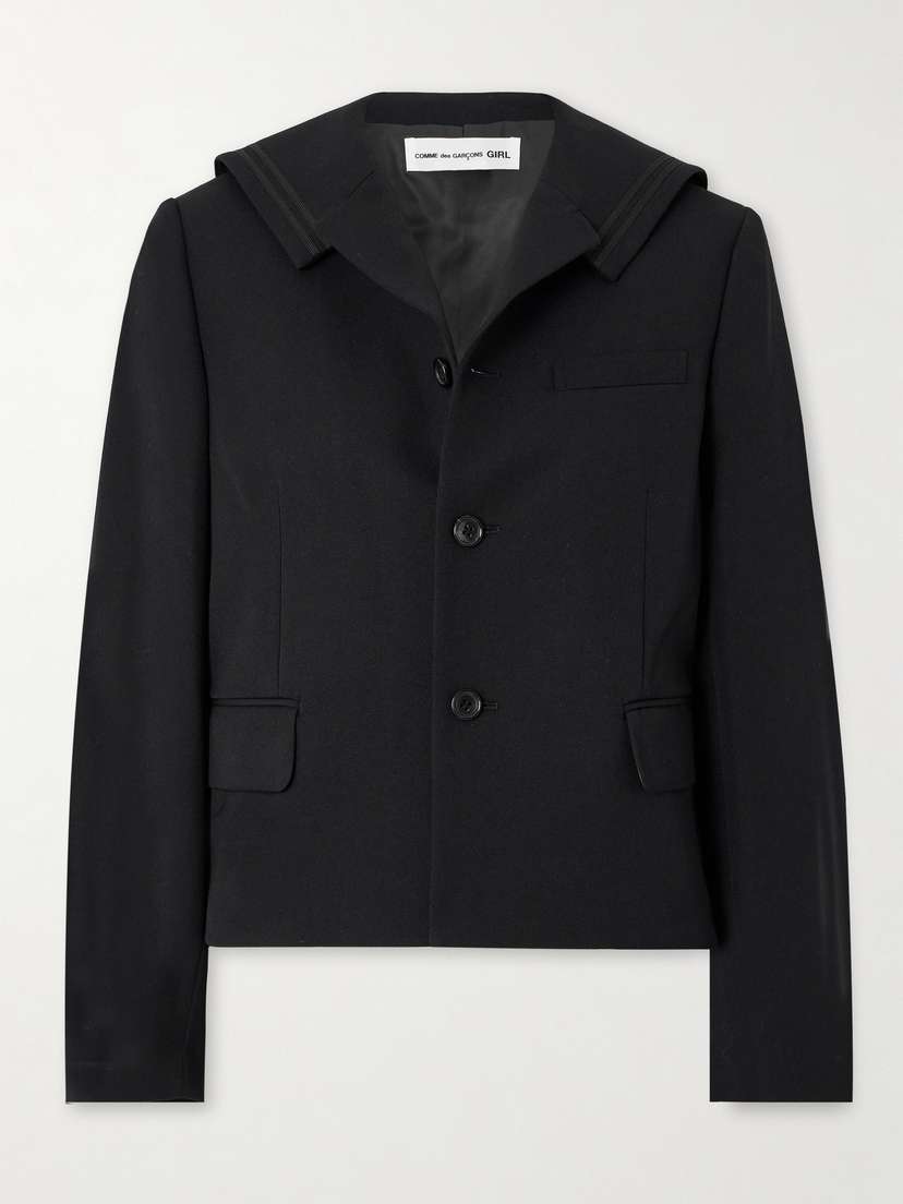 Comme des Garçons GIRL Wool-gabardine Jacket