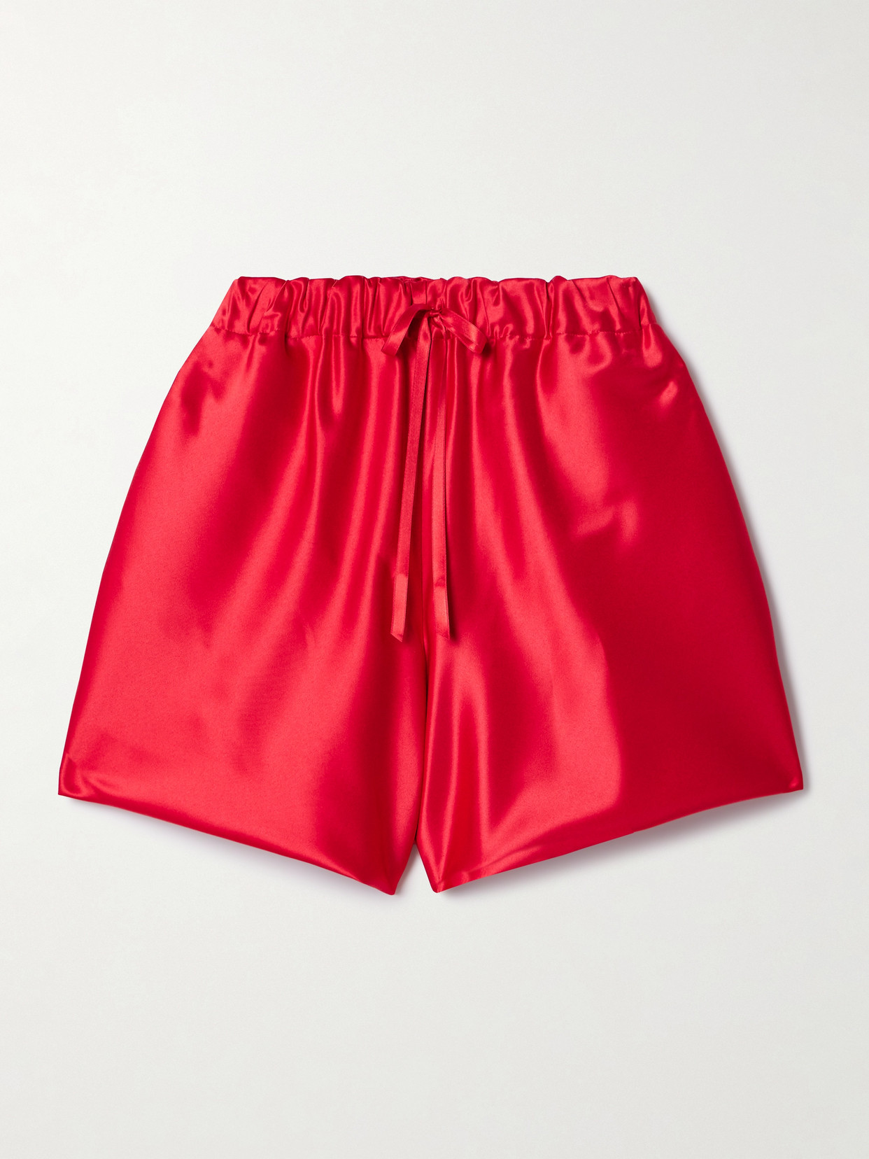 Simone Rocha - Satin Shorts - Red