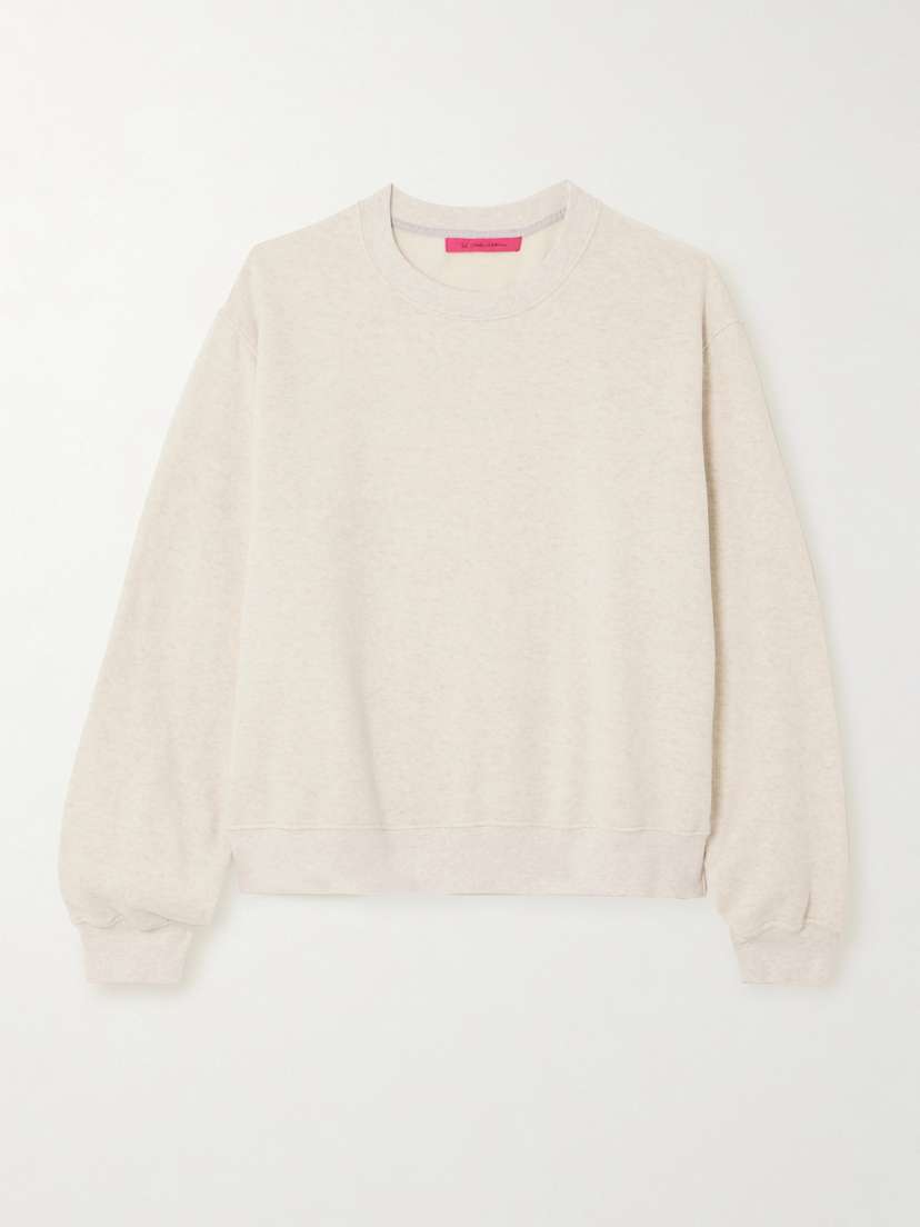 The Elder Statesman Cotton And Cashmere-blend Jersey Sweatshirt