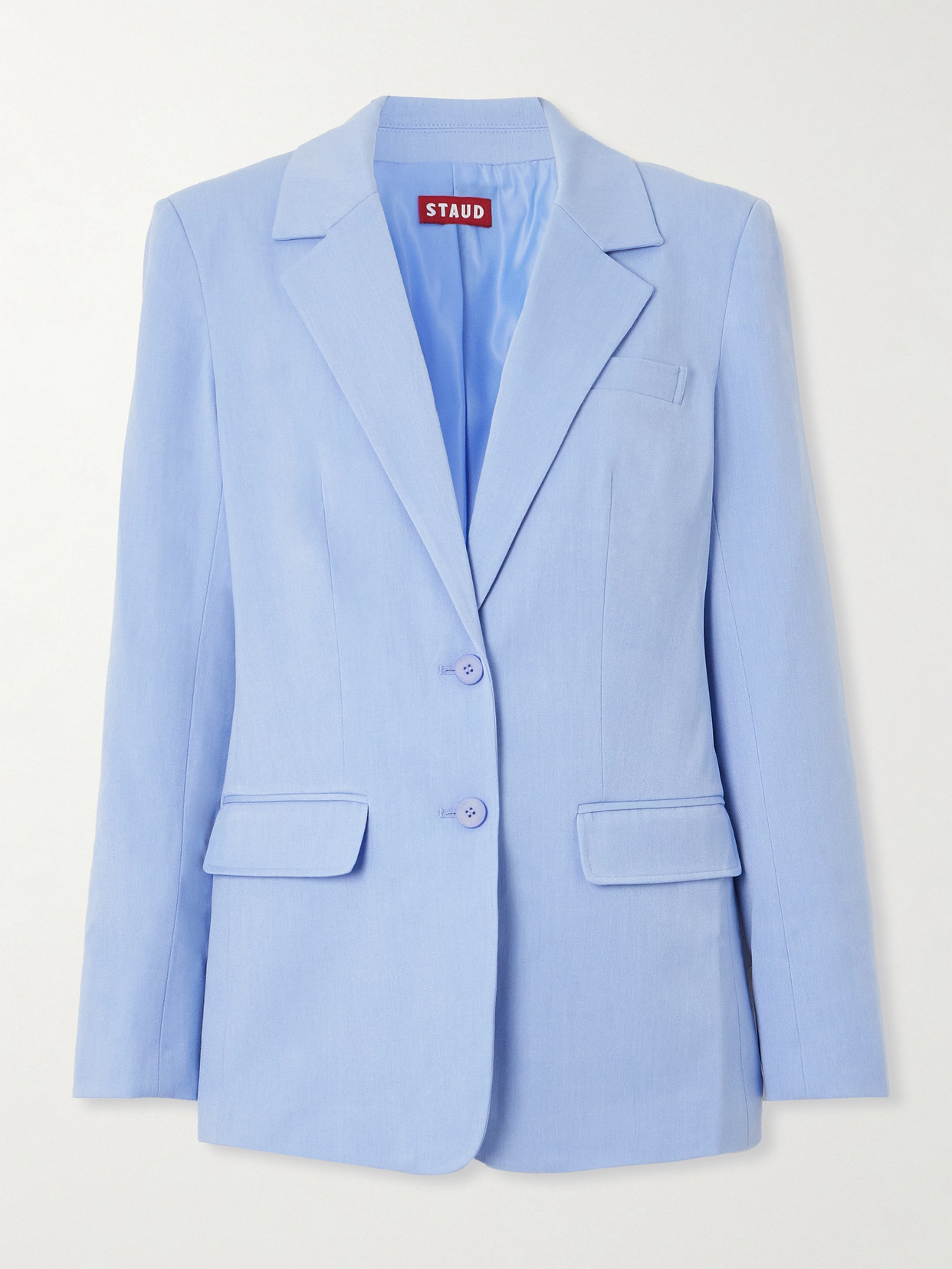 STAUD - City Twill Blazer - Blue