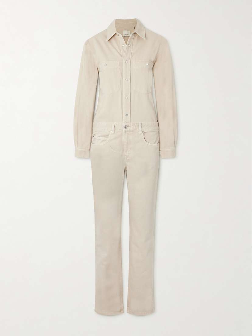 Isabel Marant Denim Straight-leg Jumpsuit