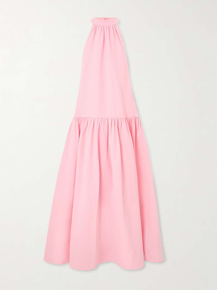 Staud Marlowe Cotton-blend Grosgrain Gown