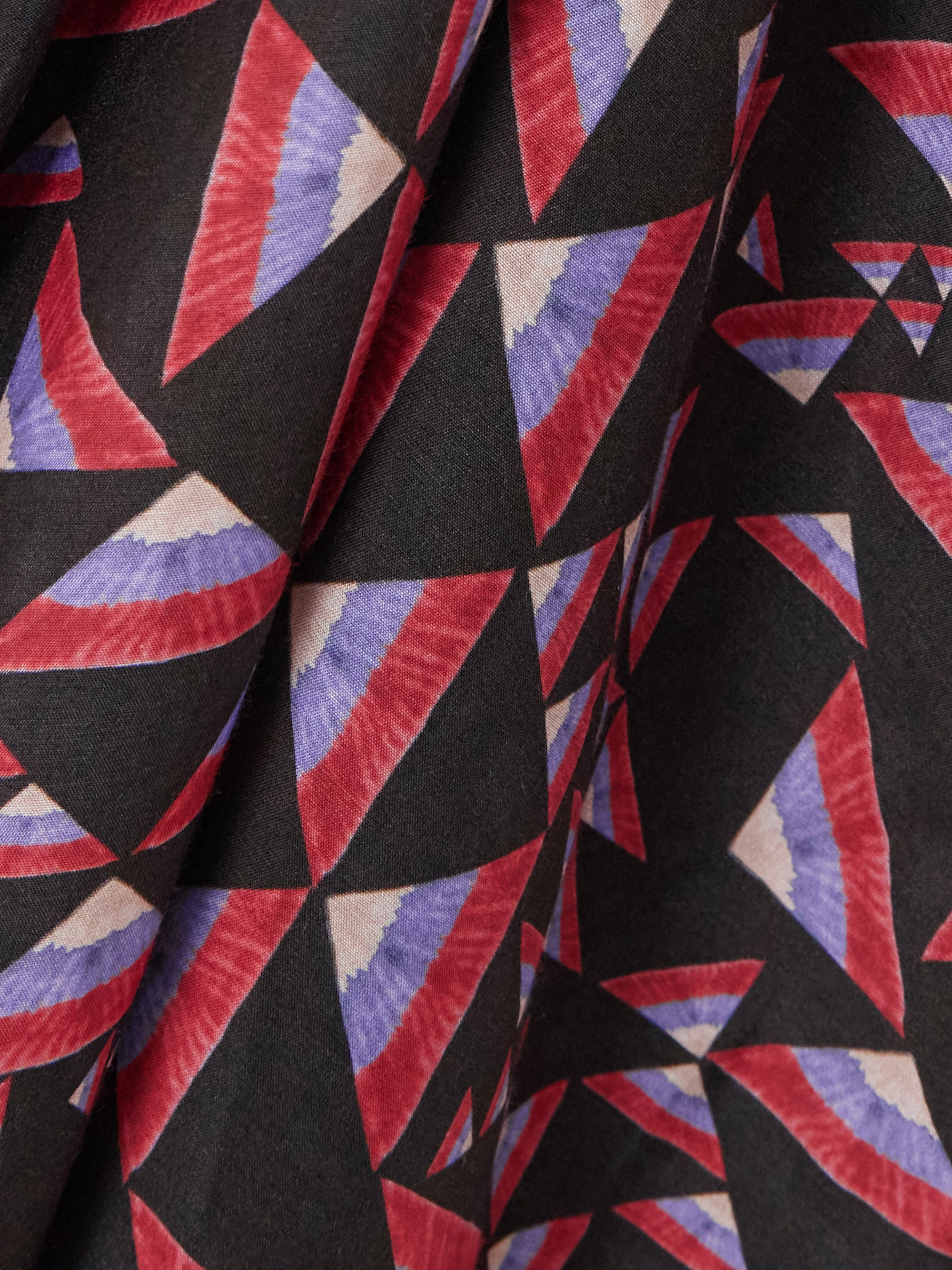 Isabel Marant Albini gathered printed voile midi dress thumbnail