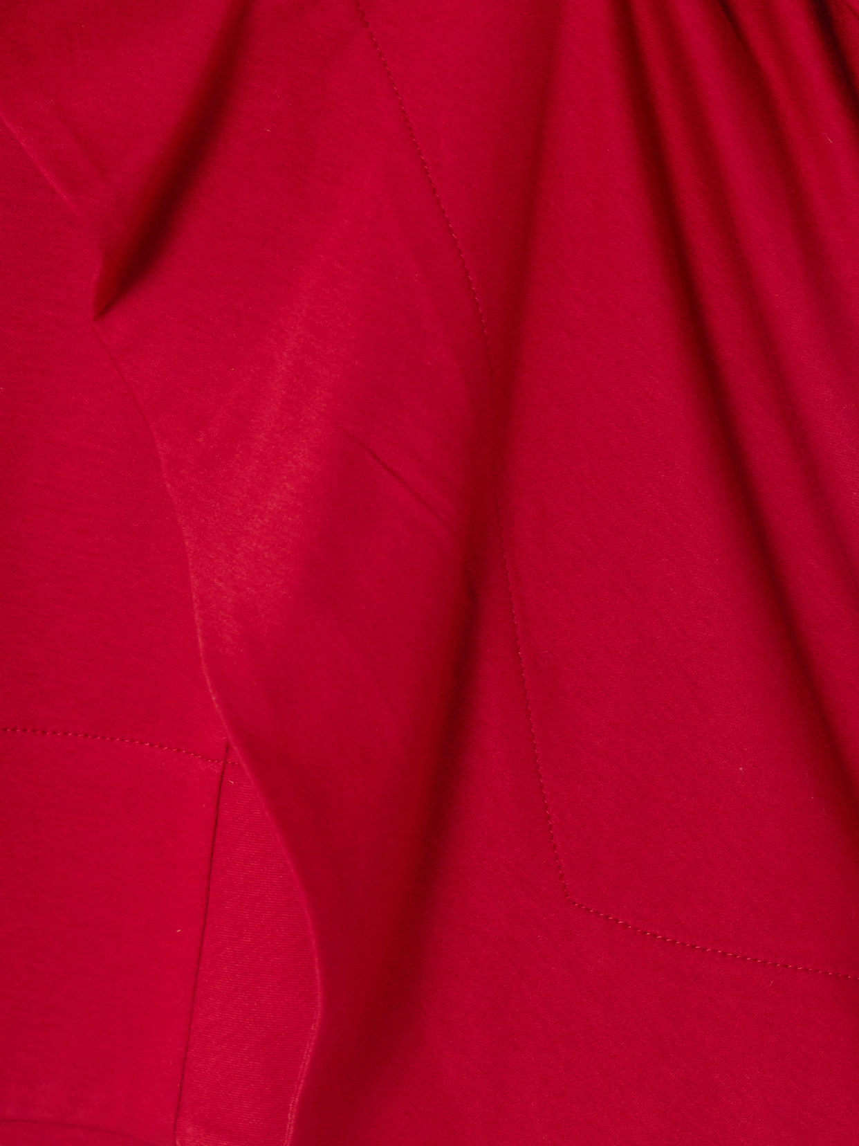 Isabel Marant Berenice Asymmetric Draped Cotton-jersey Mini Wrap Skirt In Red