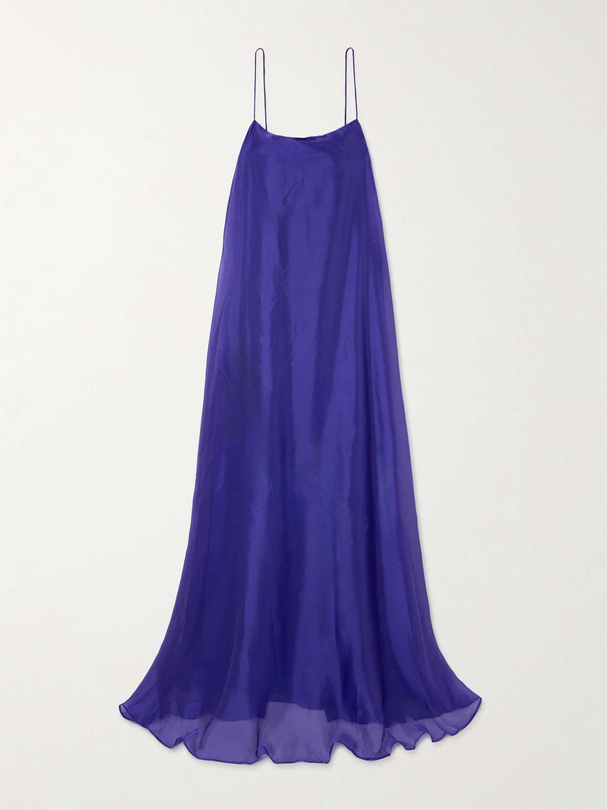 Staud Maxi Delfina Dress In Violet