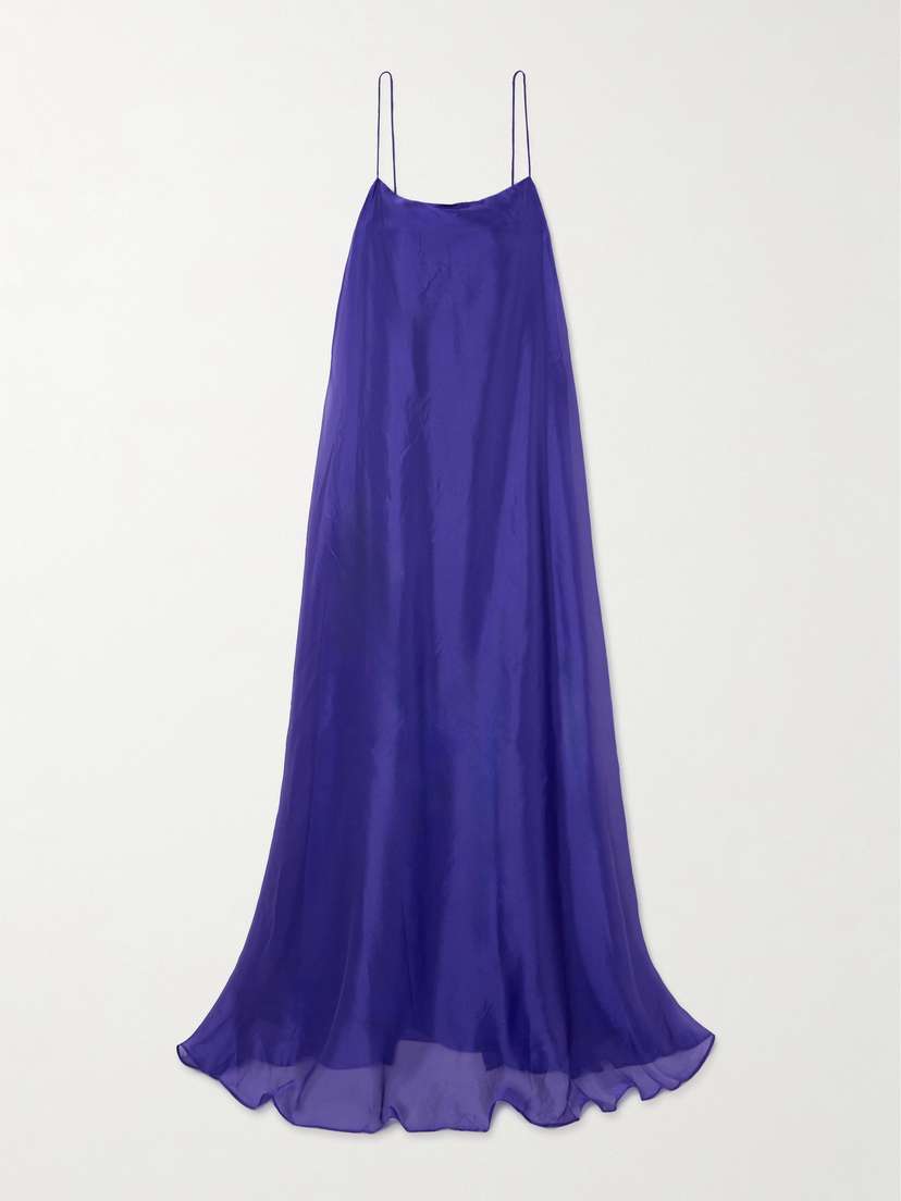 Staud Delfina Organza Maxi Dress - x large