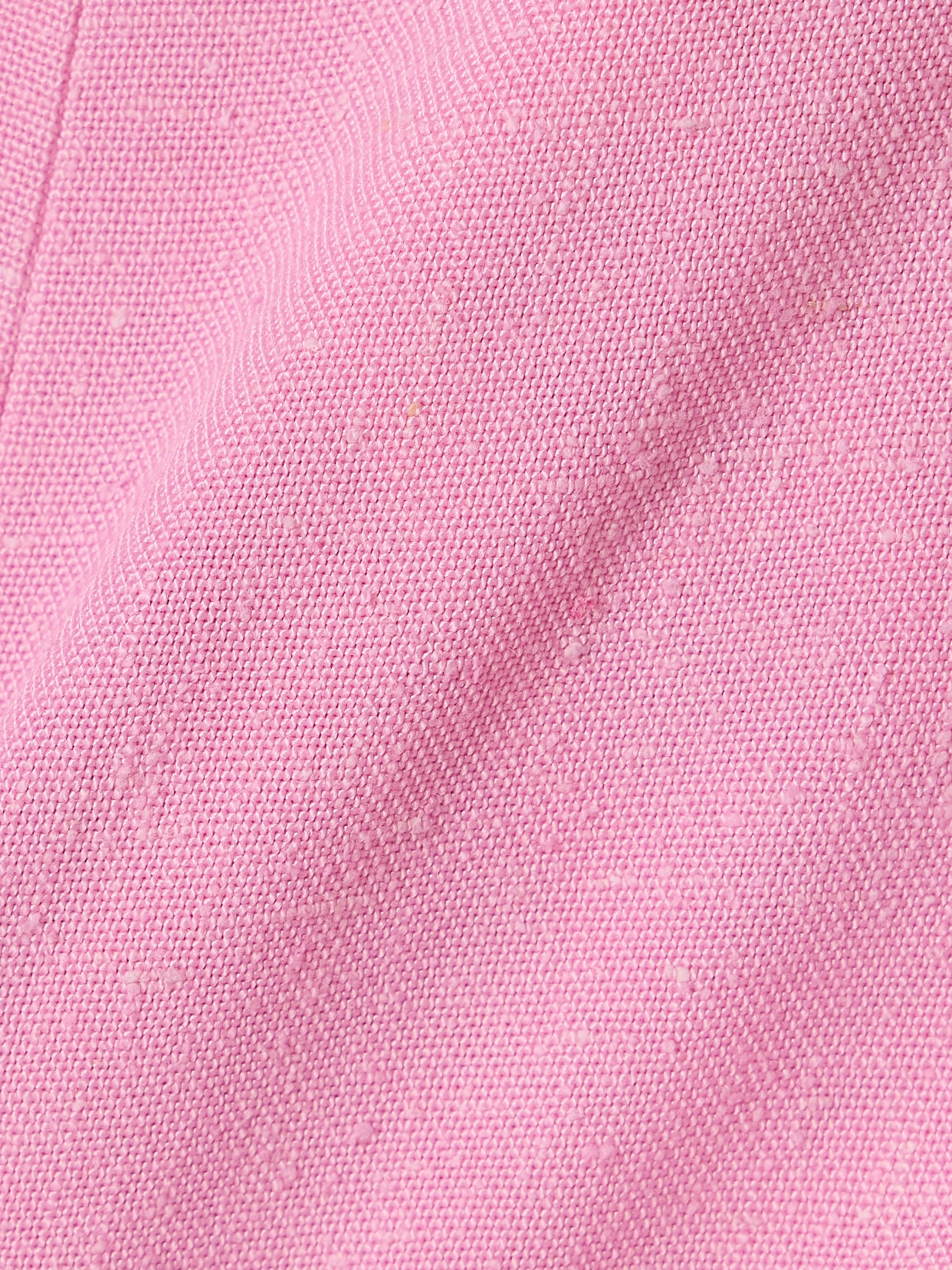 Nanushka Elza Slub Woven Shorts In Pink