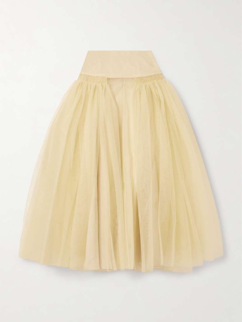Molly Goddard Robby Tulle Maxi Skirt