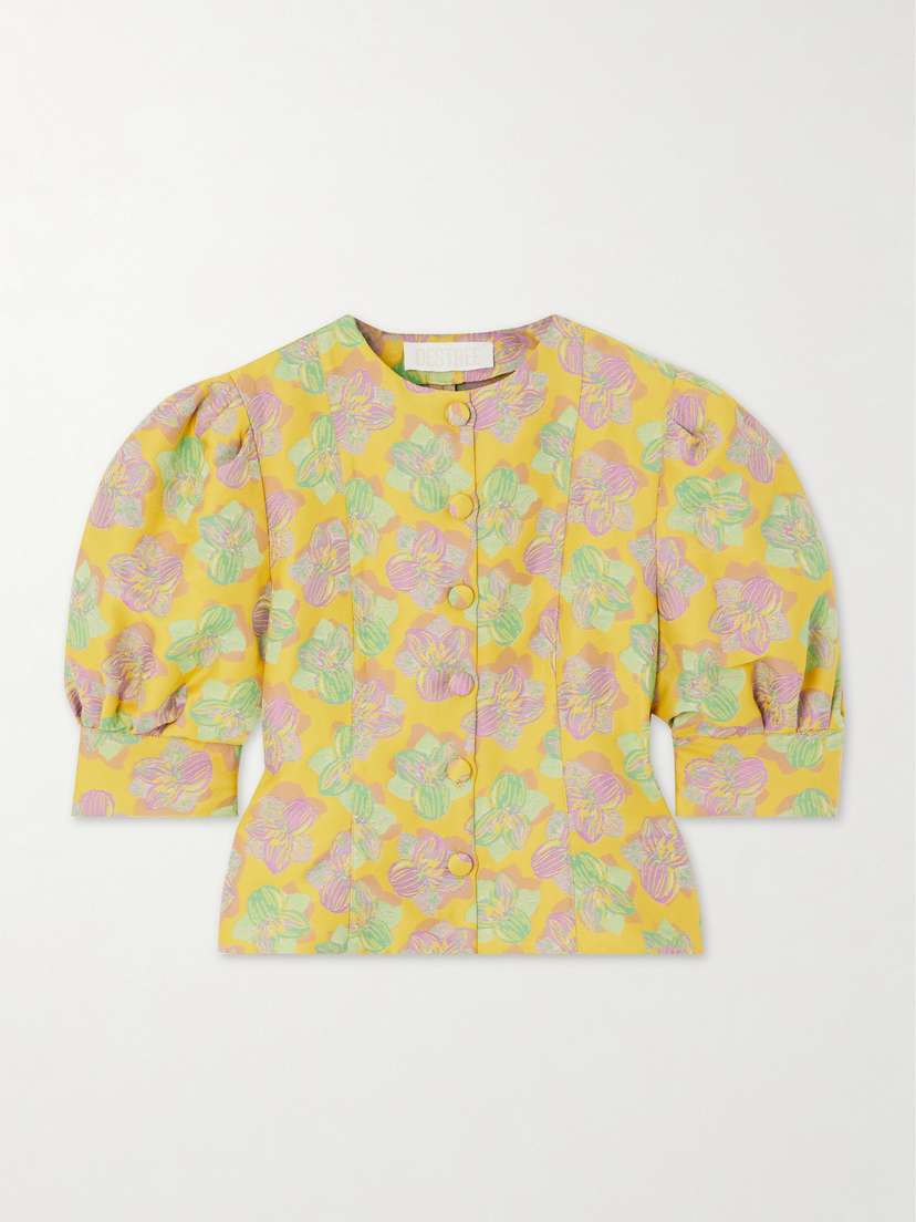 DESTREE Jasper Floral-jacquard Jacket