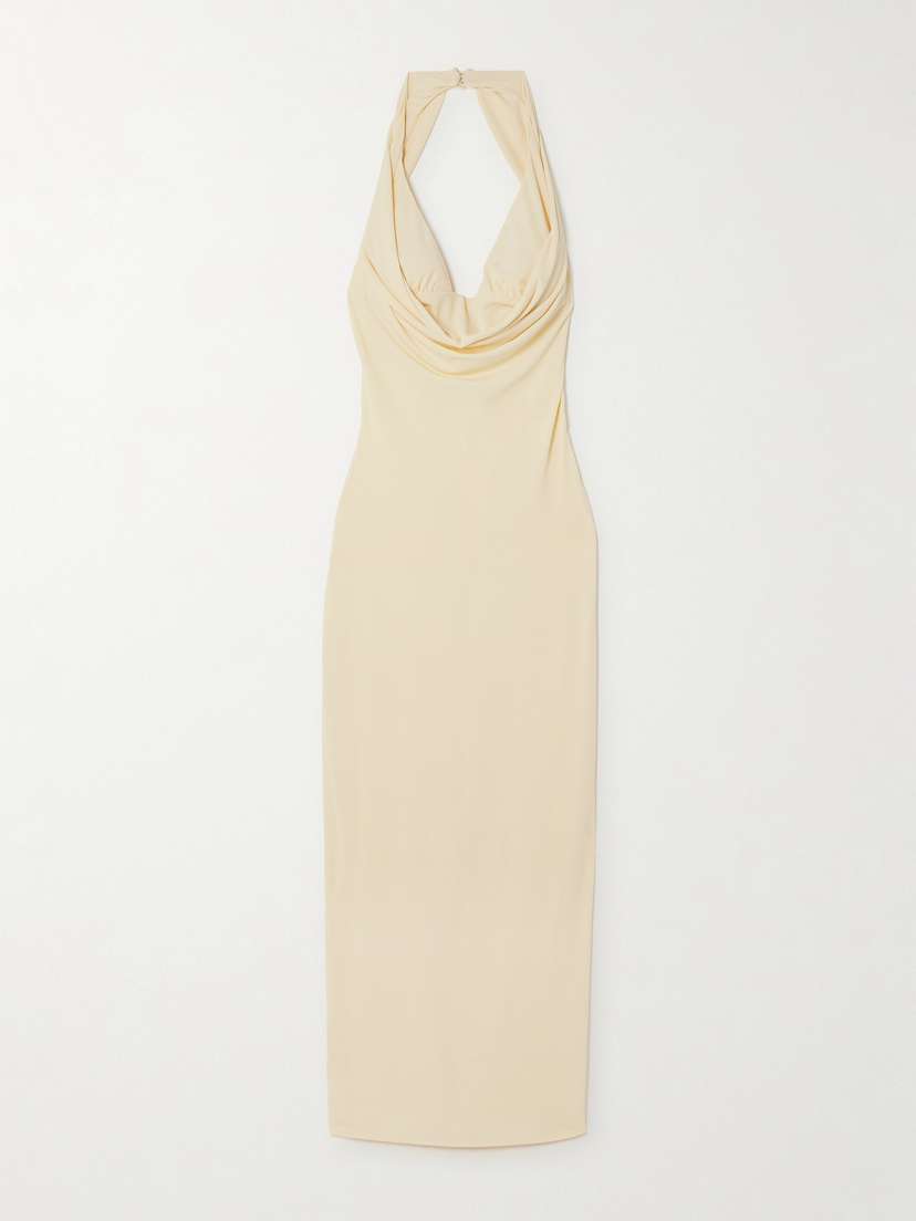 Magda Butrym Stretch-jersey Halterneck Midi Dress