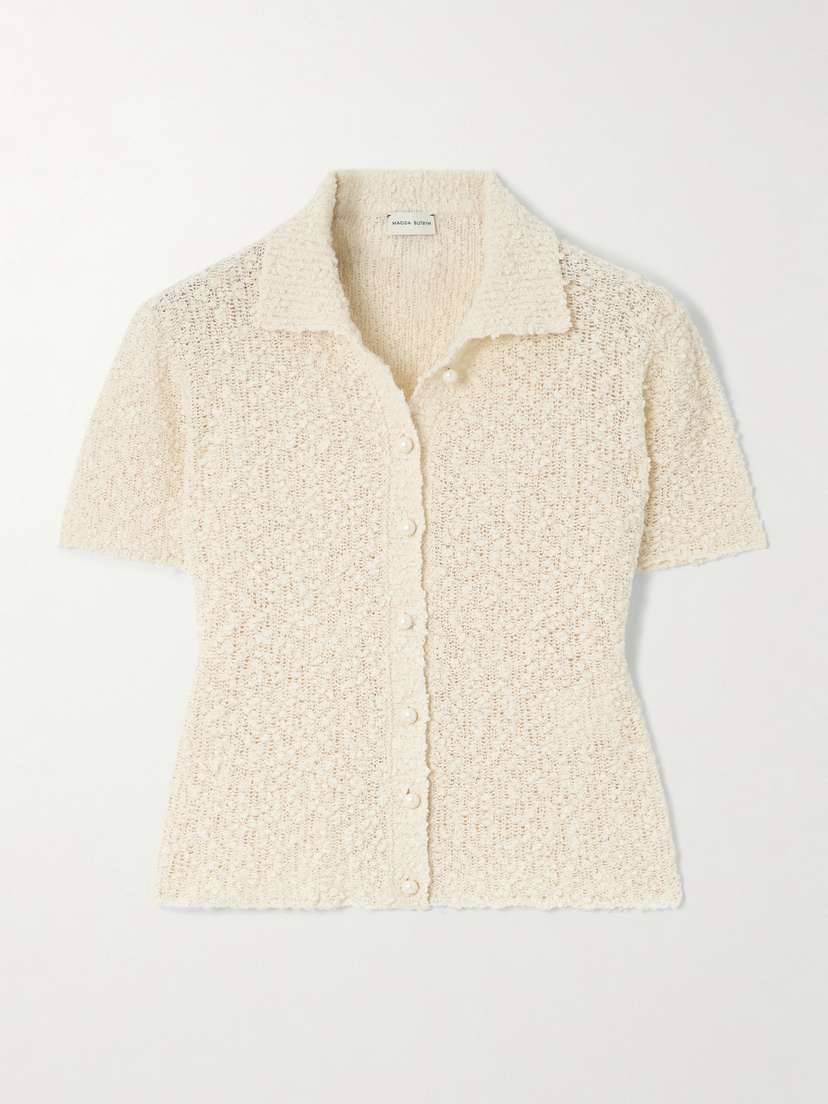 Magda Butrym Cotton-blend Bouclé Shirt