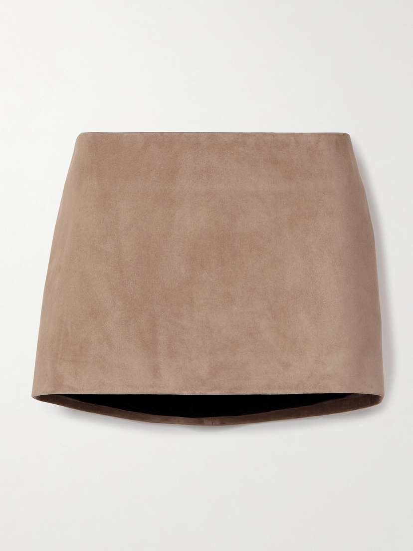 Magda Butrym Suede Mini Skirt