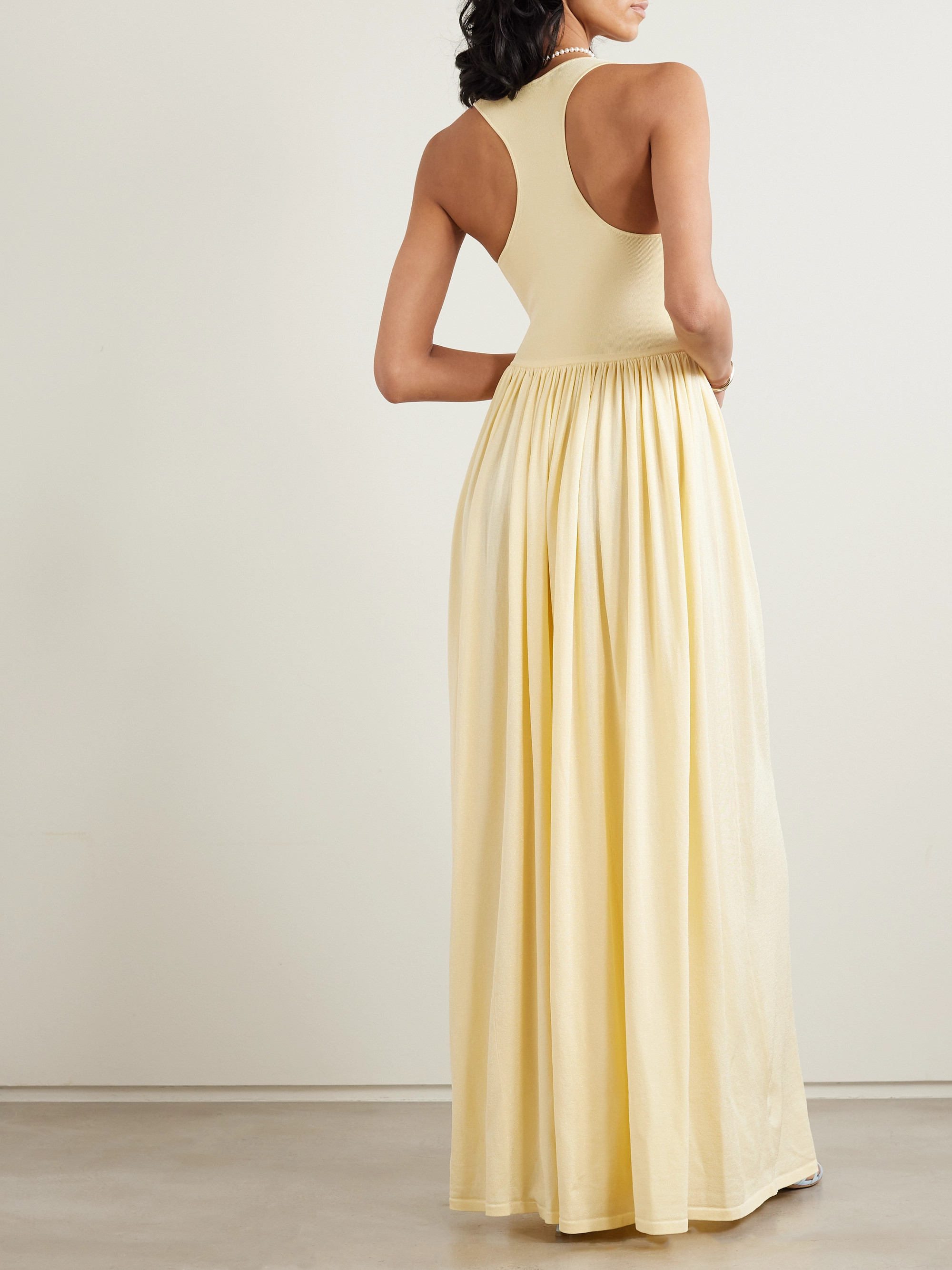 Zimmermann - Harmony metallic-knit maxi dress | Plush