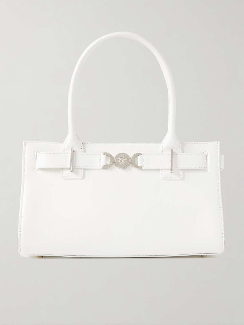 Versace Embellished Leather Tote