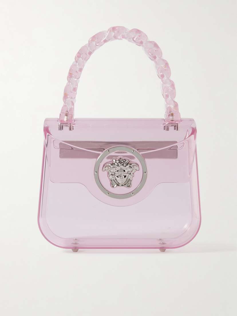 Versace Embellished Plexiglas® Mini Shoulder Bag