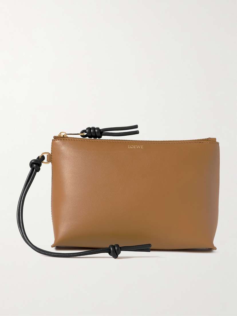 Loewe T-knot Leather Pouch