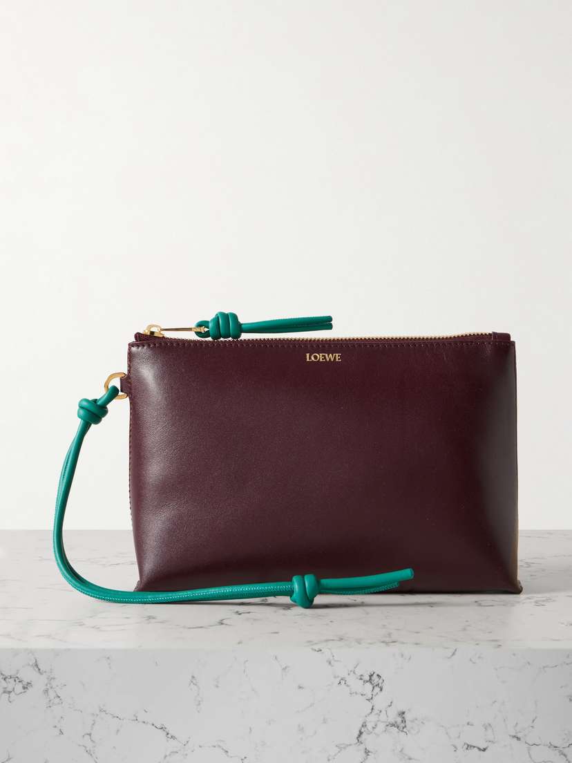 Loewe T-knot Leather Pouch