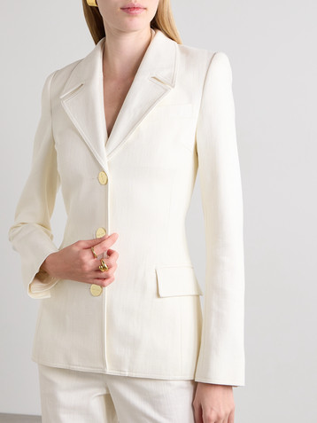Sergio Hudson Cotton-twill blazer