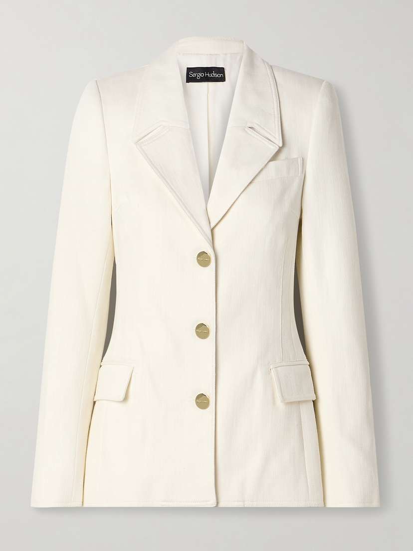 Sergio Hudson Cotton-twill Blazer